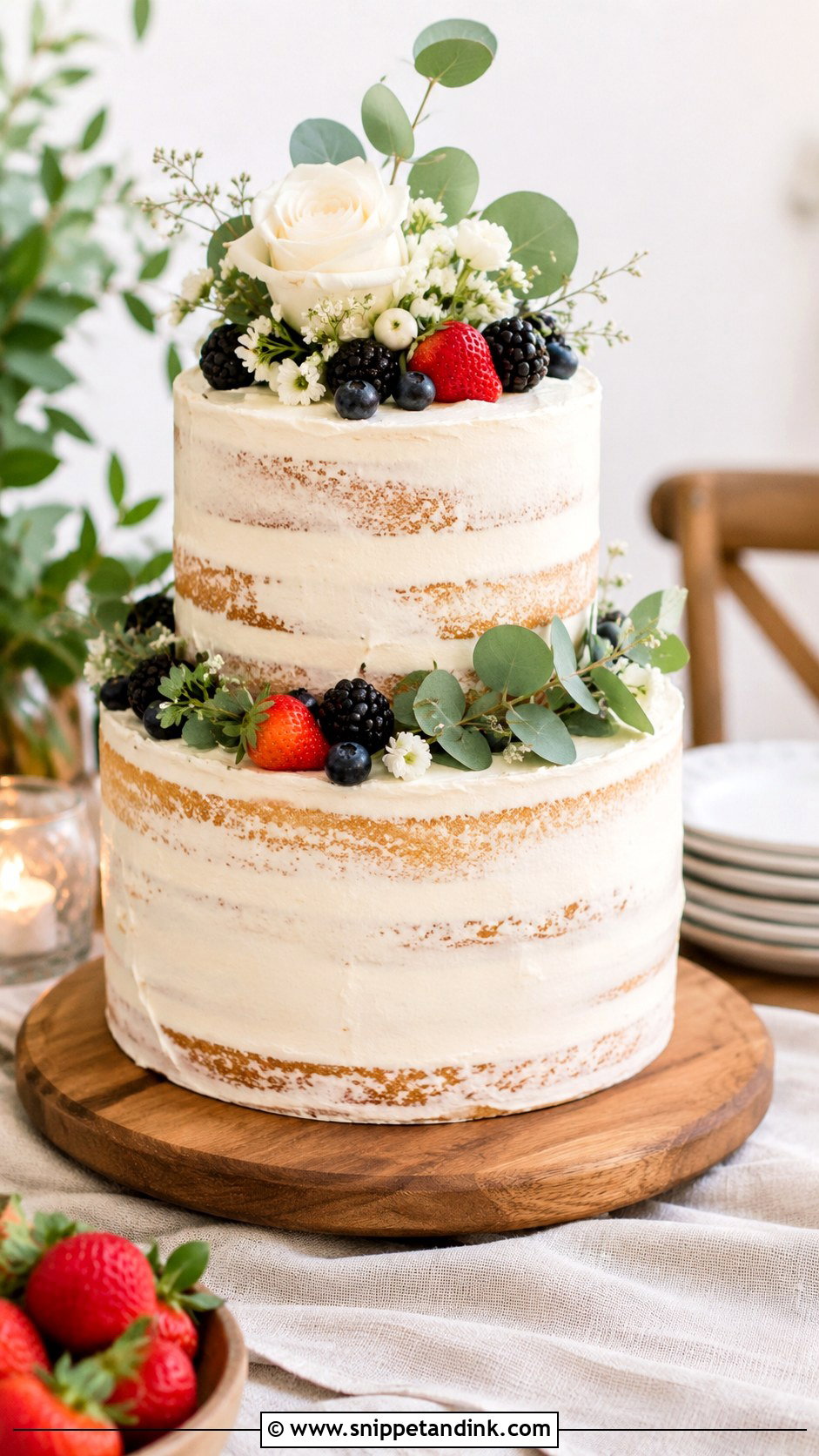 Wooden Wedding Cake Plate - Snippet and Ink - 20 Wedding Cake Plate Ideas