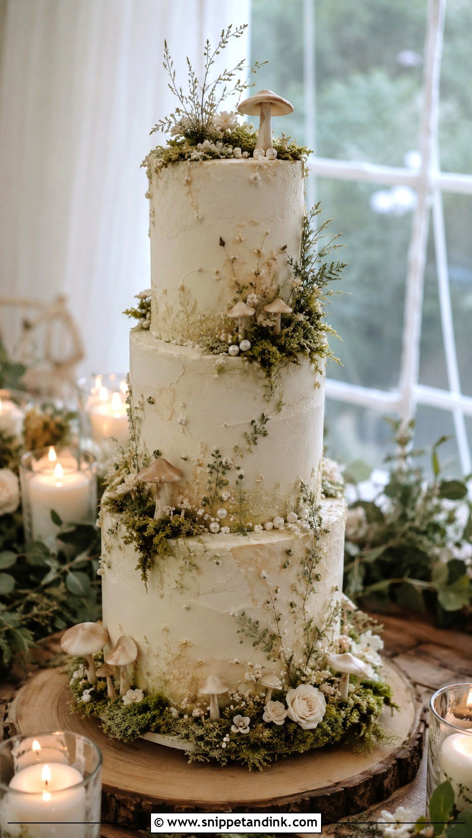 Woodland Fairy Wedding Cake - Snippet and Ink - 20 Woodlands Cake Ideas for Wedding