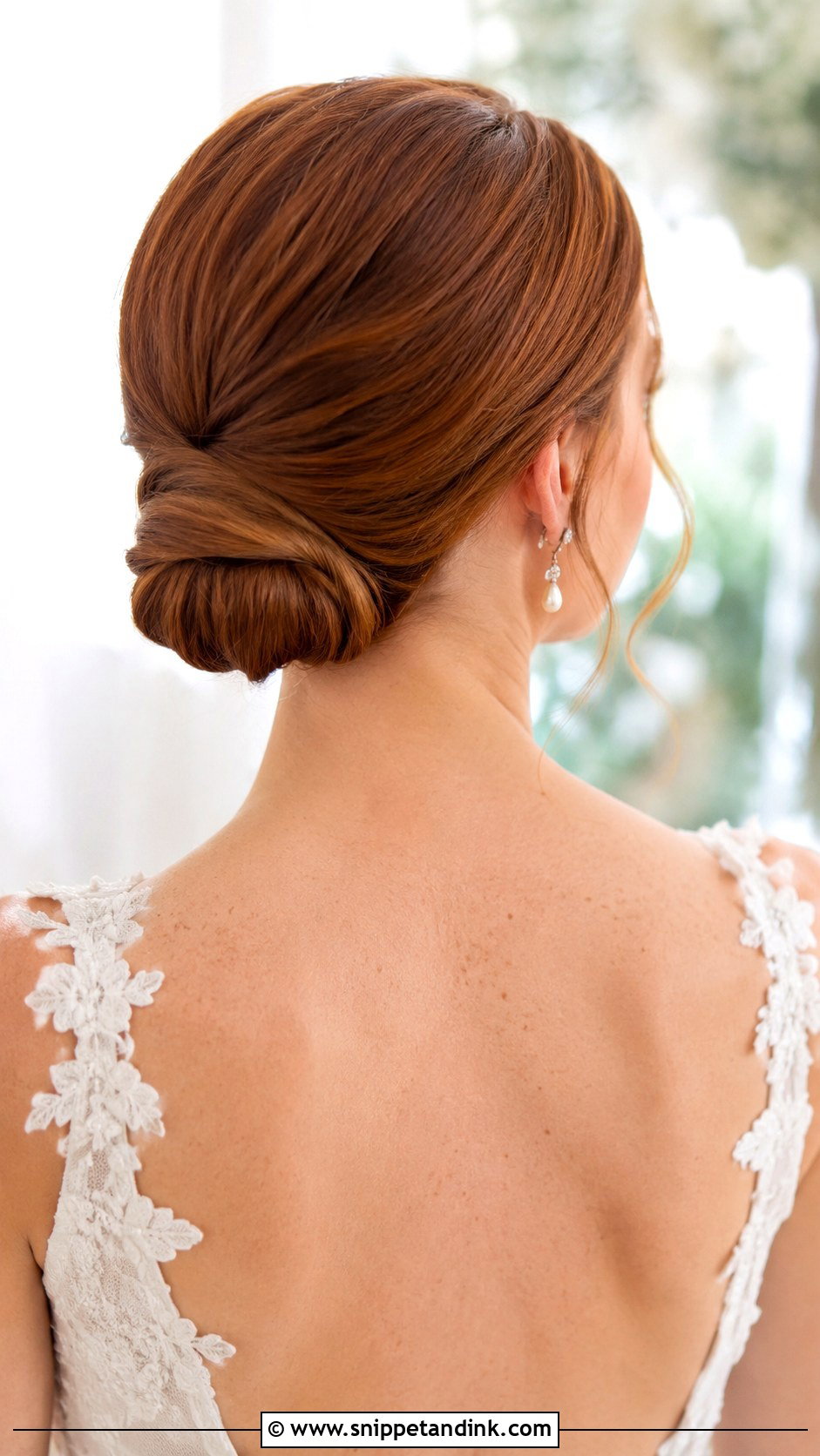 Wrapped Bun Wedding Updo - Snippet and Ink - 30 Wedding Hair Bun Ideas