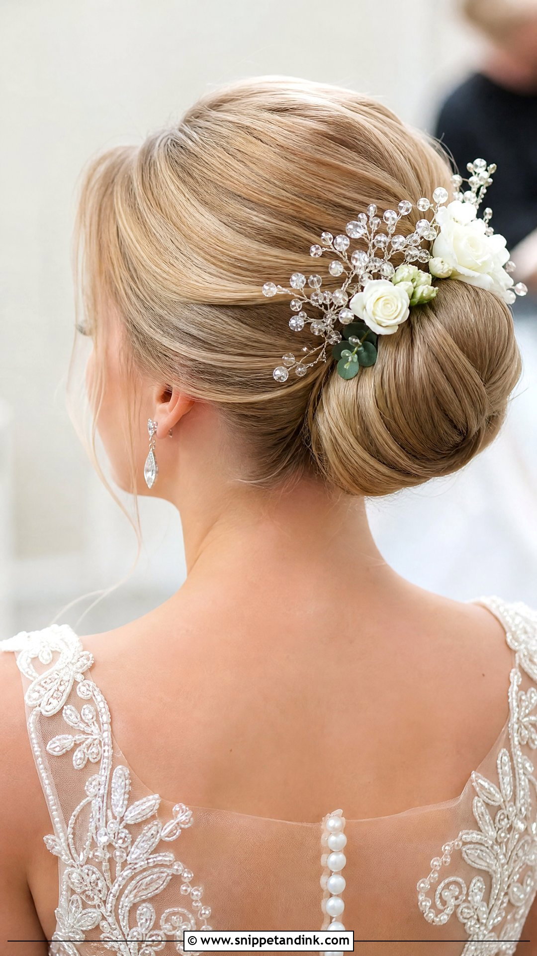 Wrapped Bun With Accessories - Snippet and Ink - 20 Easy Bridal Updo Ideas