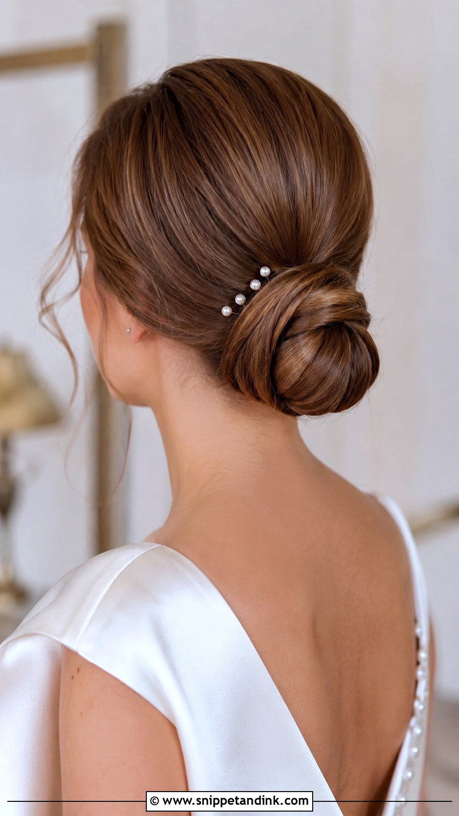 Wrapped Bun With Hair - Snippet and Ink - 25 Wedding Buns