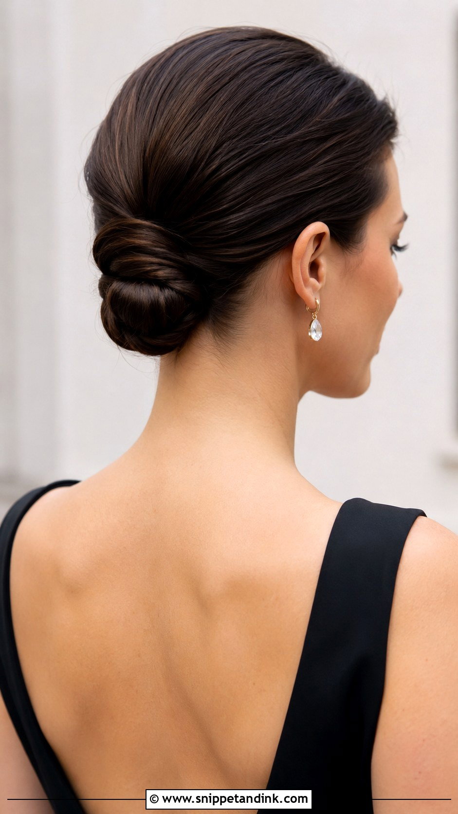 Wrapped Bun for Wedding Guest - Snippet and Ink - 20 Bun Hairstyles for Wedding Guest