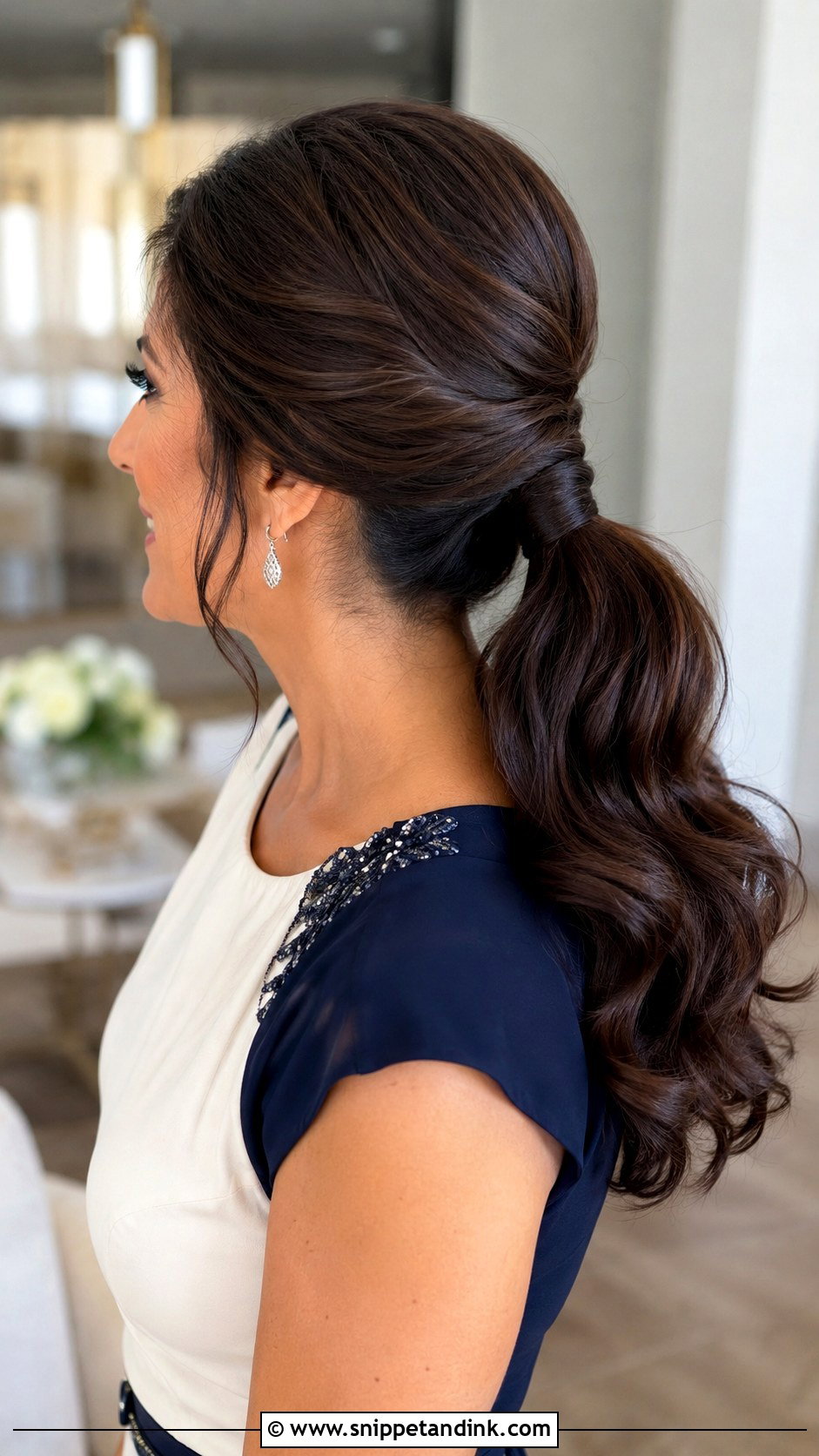Wrapped Ponytail Updo Mother Of The Bride - Snippet and Ink - 15 Mother of the Bride Classy Hair Updo Ideas