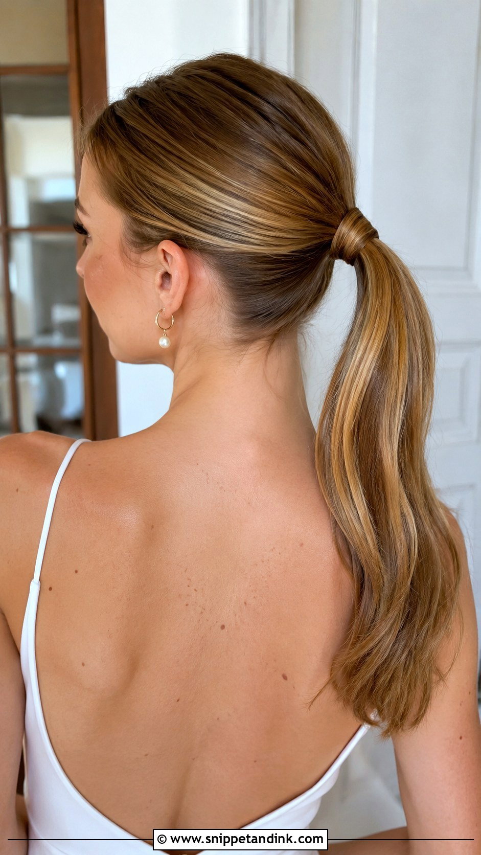 Wrapped Ponytail - Snippet and Ink - 25 Wedding Guest Ponytail Hairstyles