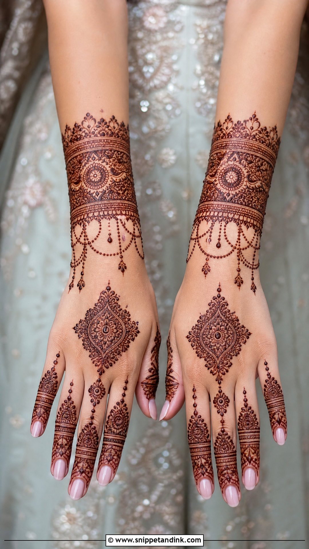 Wrist Bracelet Bridal Mehndi Design - Snippet and Ink - 30 Unique Bridal Mehndi Designs 2025