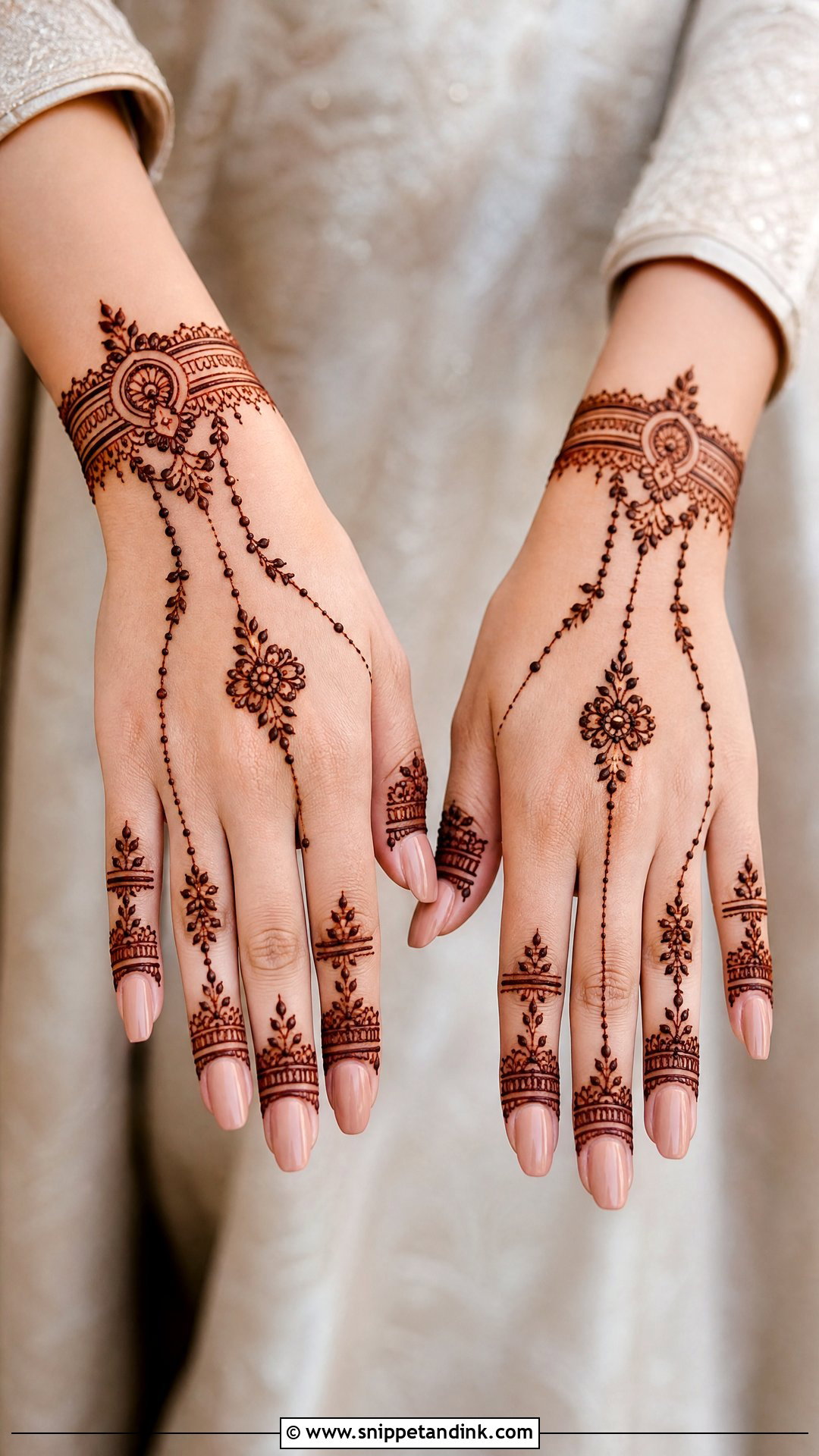 Wrist Bracelet Engagement Mehndi Design - Snippet and Ink - 25 Mehndi Designs for Engagement