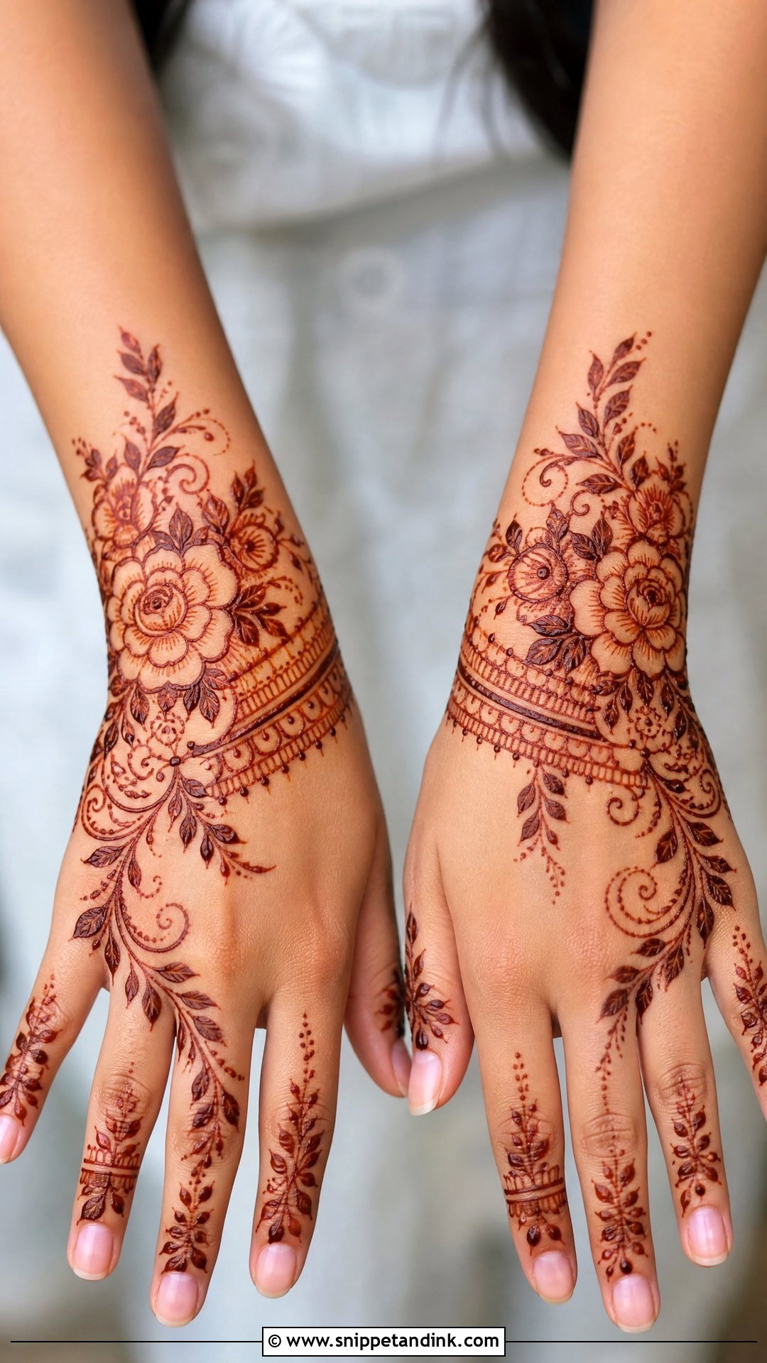 Wrist Bunches Mehndi Design - Snippet and Ink - 25 Bunches Mehndi Design Ideas