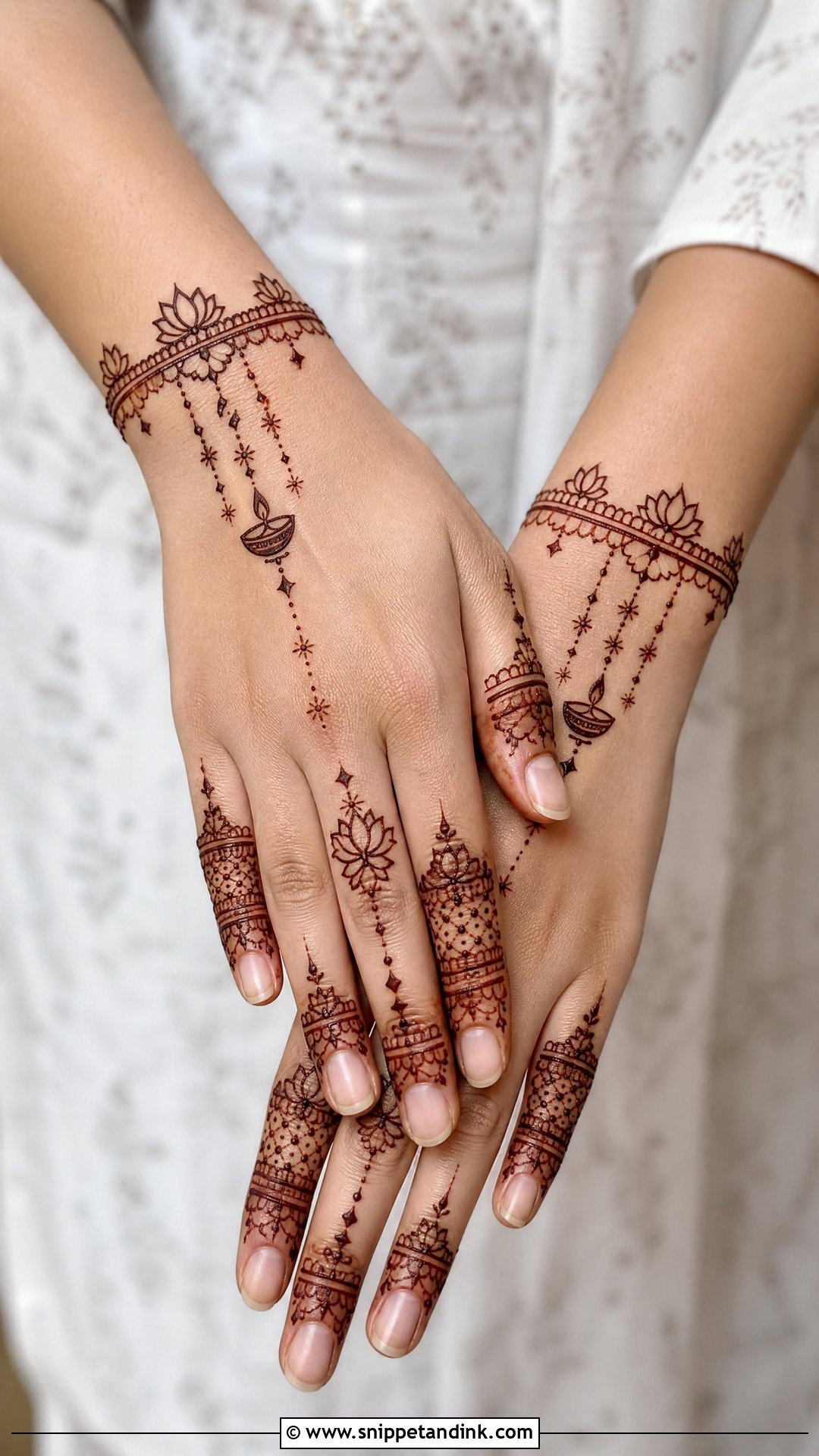 Wrist Diwali Mehndi Design - Snippet and Ink - 30 Diwali Mehndi Designs