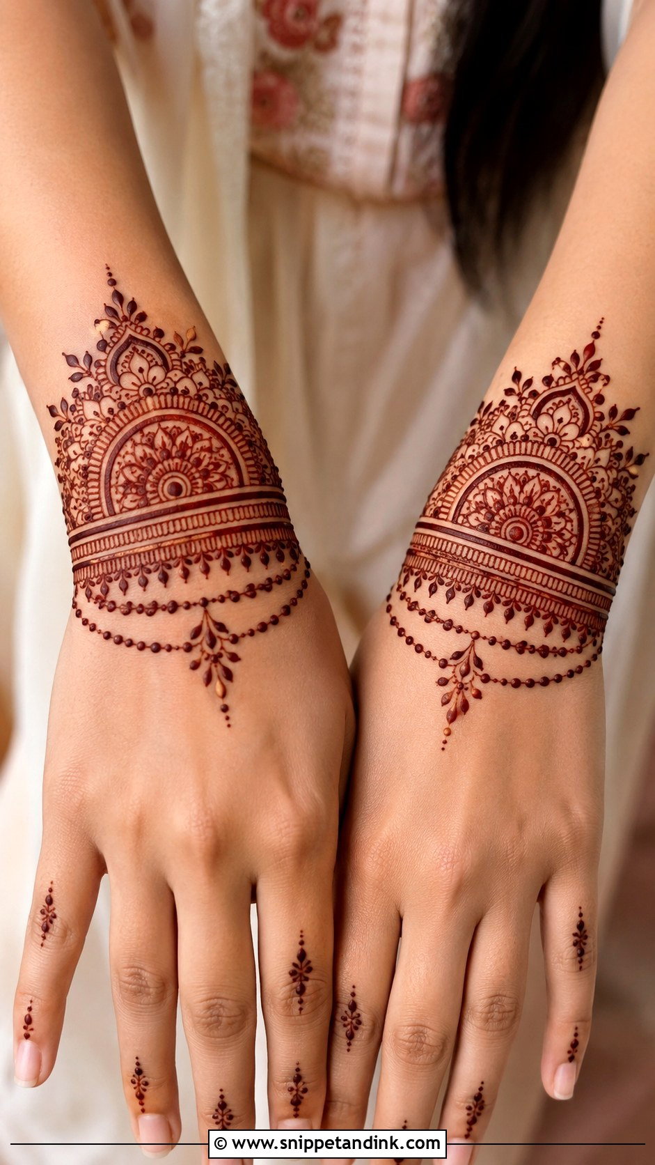 Wrist Mandala Mehndi Design - Snippet and Ink - 35 Mandala Mehndi Design Ideas