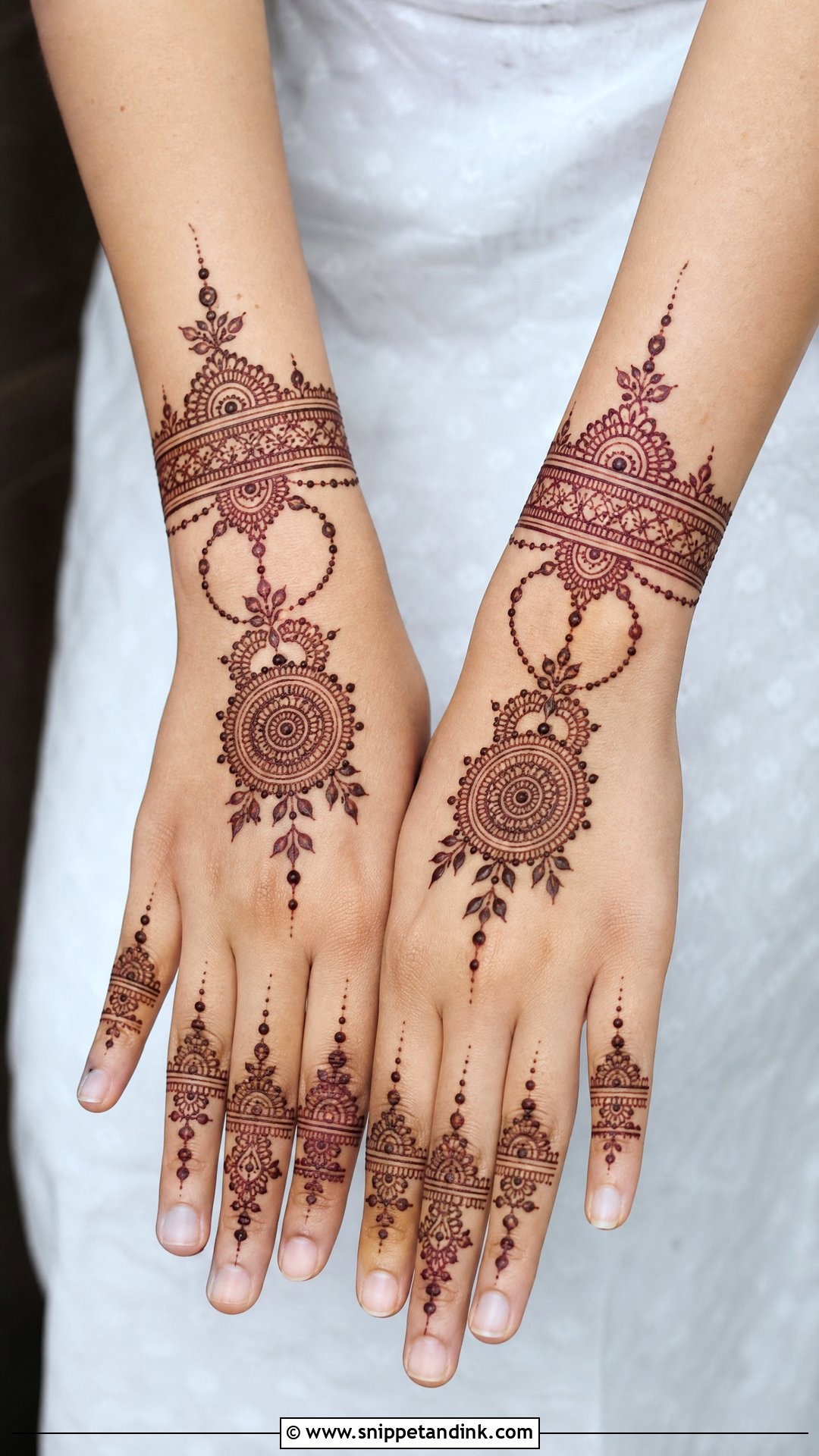 Wrist Tattoo Mehndi Design - Snippet and Ink - 30 Unique Tattoo Mehndi Designs