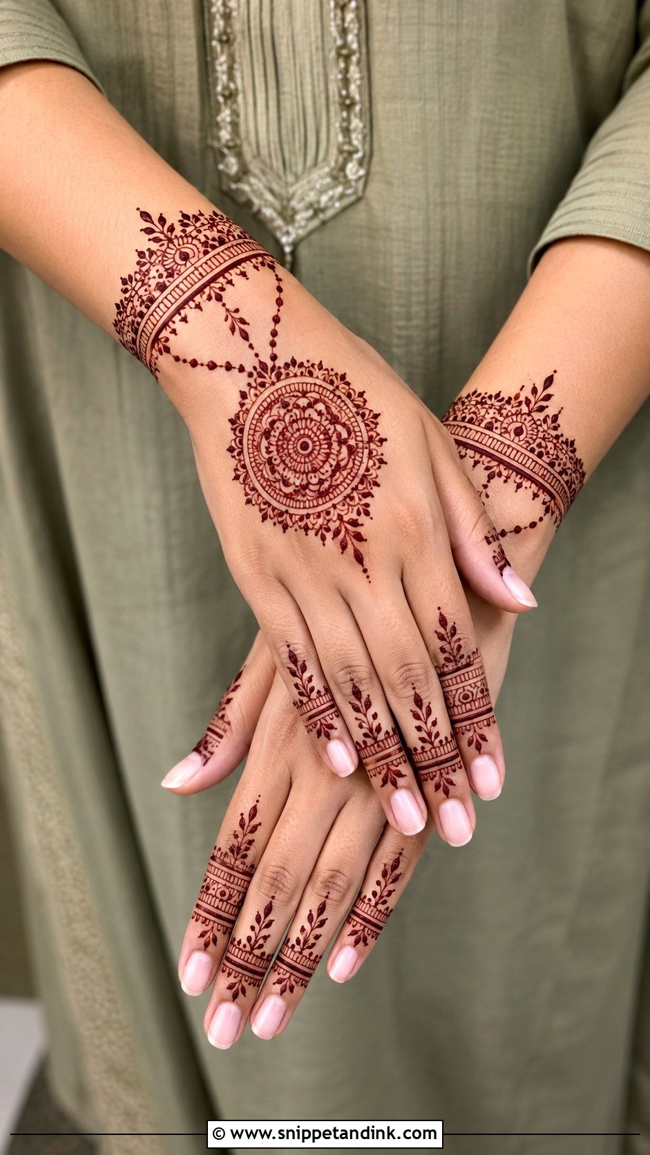 Wrist Tikki Mehndi Design - Snippet and Ink - 35 Tikki Mehndi Design Ideas