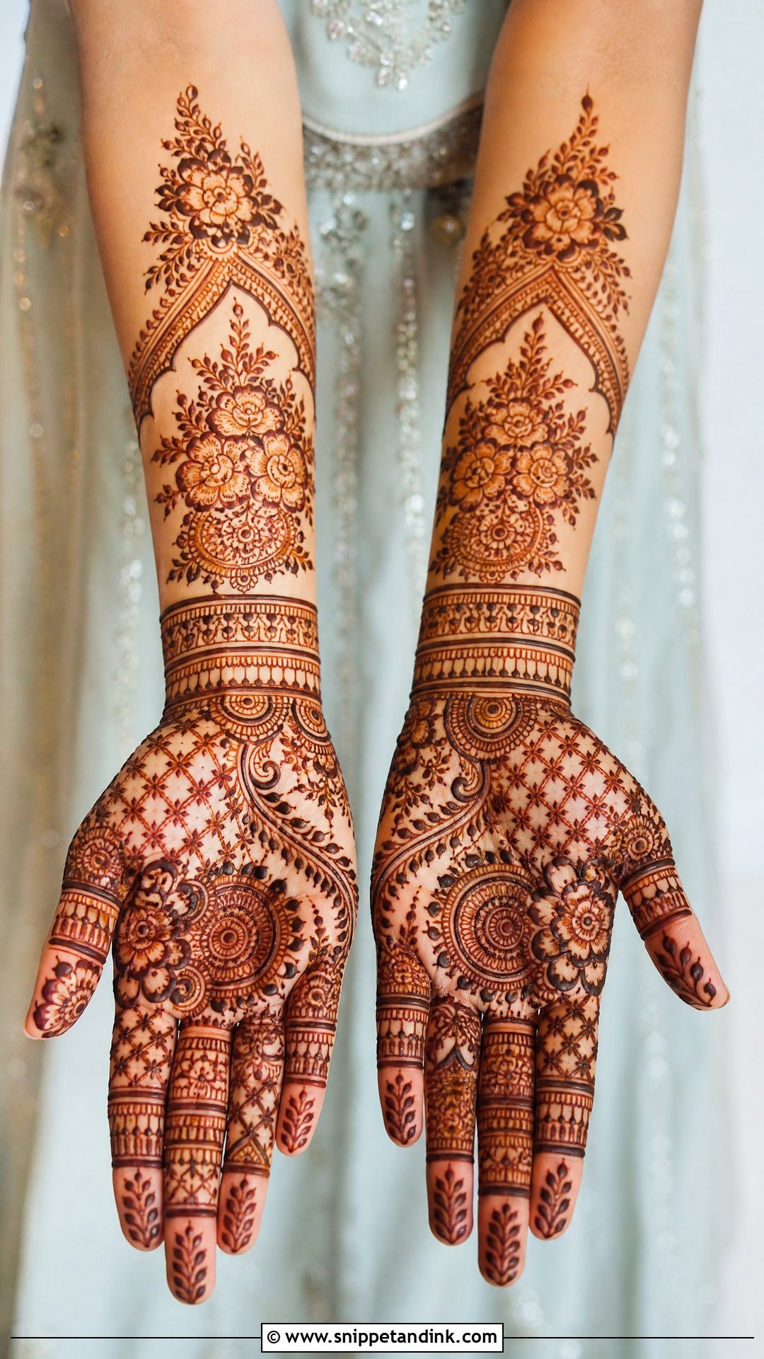 Wrist To Forearm Bridal Mehndi - Snippet and Ink - 25 Bridal Mehndi Mehendi Designs for Bride