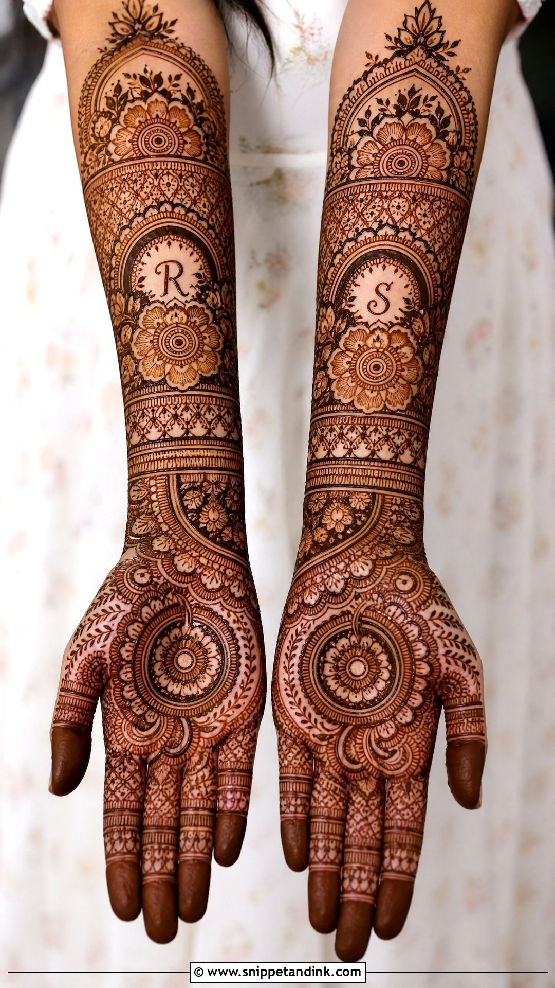 Wrist To Forearm Dulhan Mehndi Design - Snippet and Ink - 30 Dulhan Mehndi Designs Indian Weddings