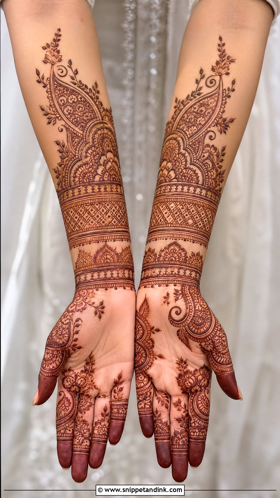 Wrist To Forearm Groom Mehndi Design - Snippet and Ink - 25 Mehndi Design for Groom Hand Ideas