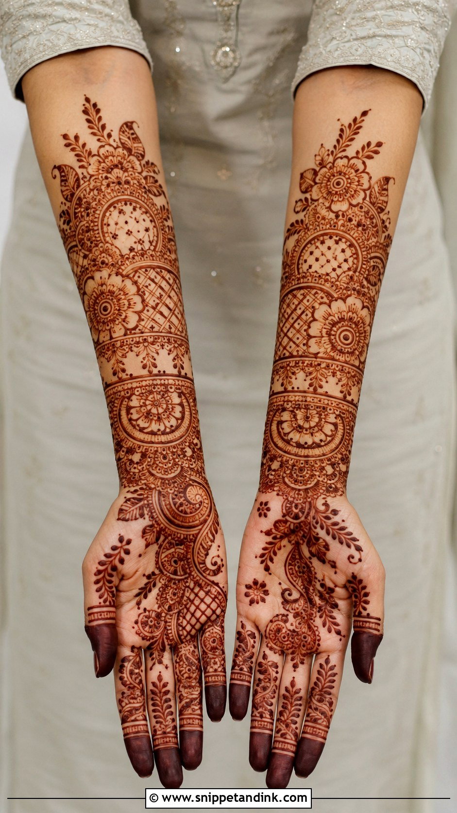 Wrist To Forearm Mehndi - Snippet and Ink - 30 New Unique Mehndi Designs