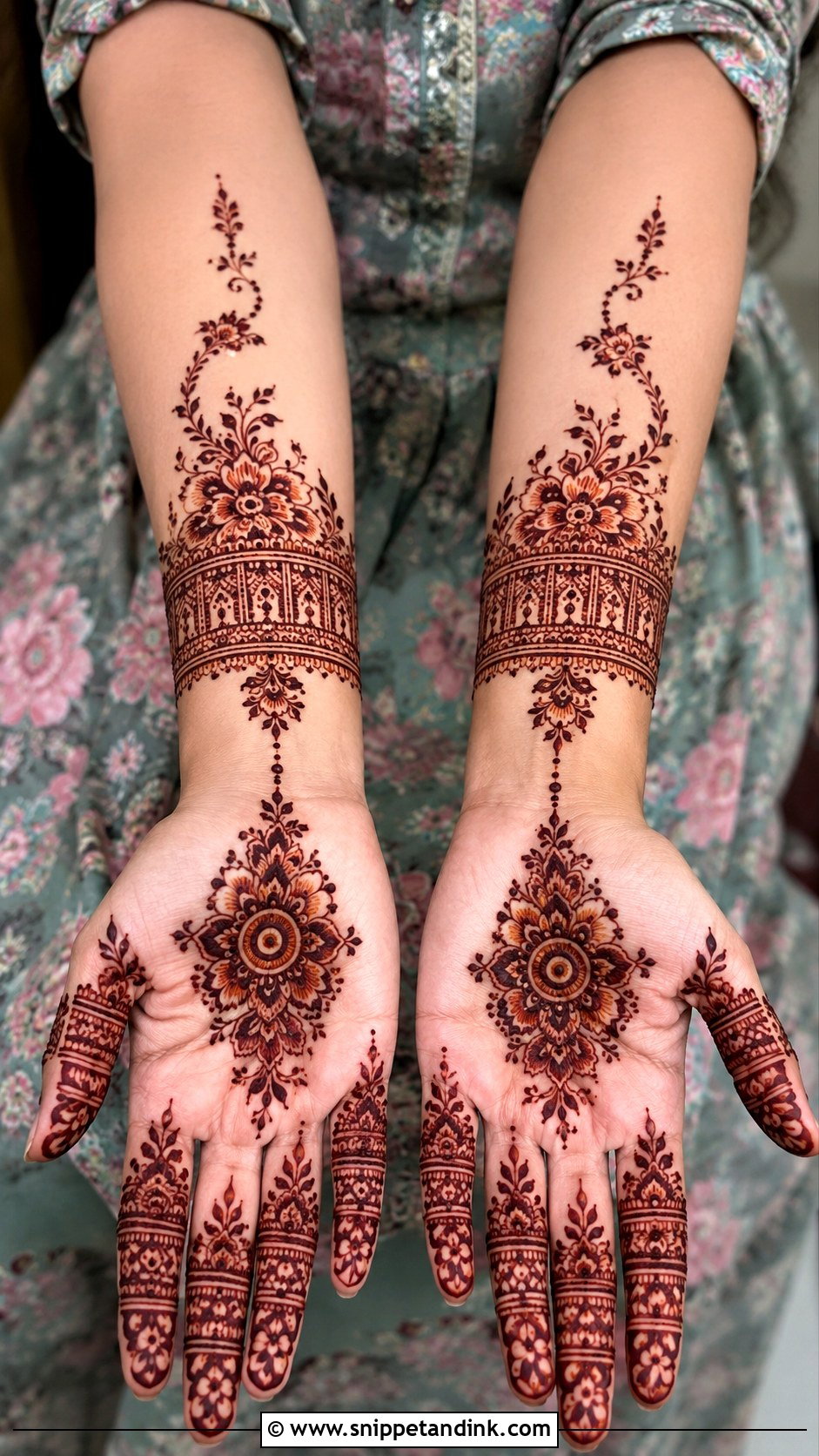 Wrist To Palm Mehndi Design - Snippet and Ink - 35 Unique Palm Mehndi Design Ideas
