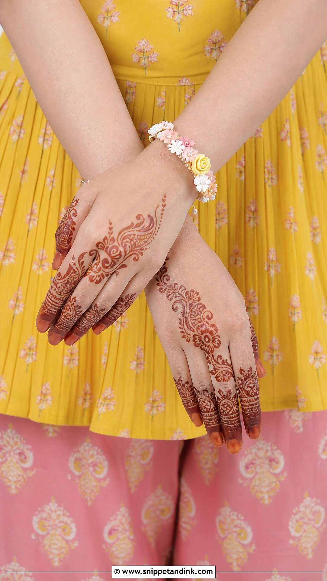 Yellow And Pink Co Ord Set - Snippet and Ink - 20 Yellow and Pink Haldi Outfit Ideas