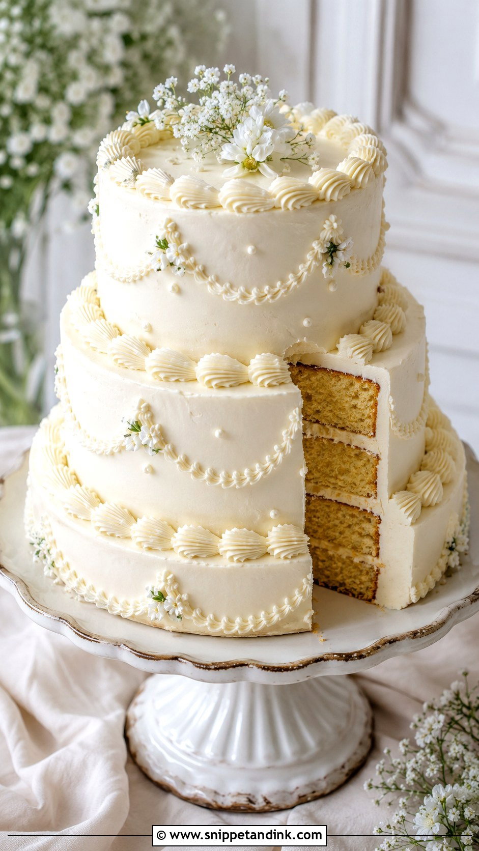 Yellow Butter Wedding Cake - Snippet and Ink - 20 Classic Wedding Cake Recipe