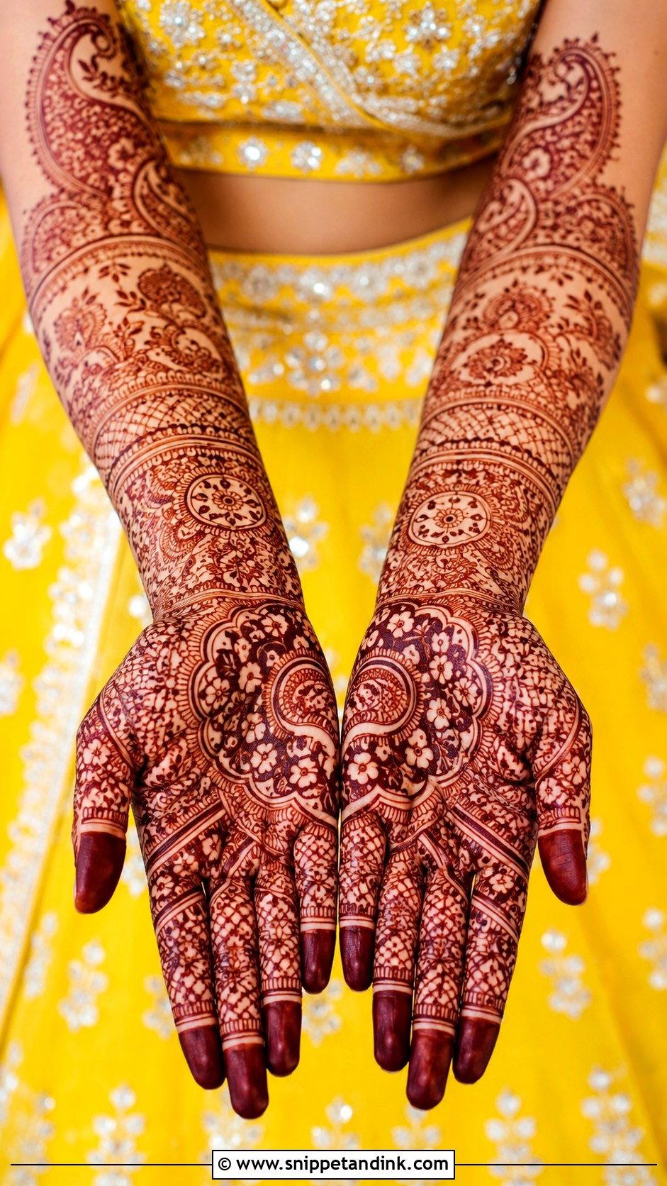 Yellow Lehenga For Mehandi Bride - Snippet and Ink - 30 Mehandi Outfits Brides