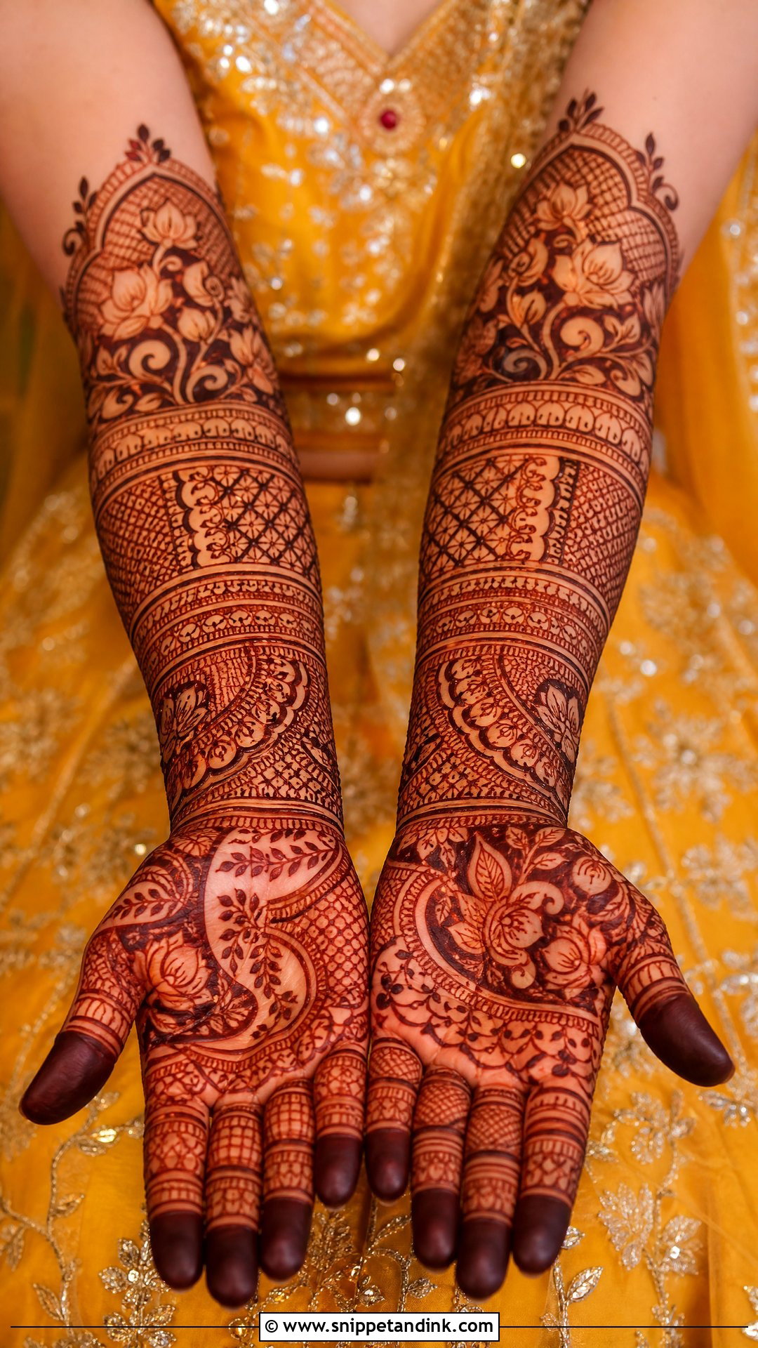 Yellow Lehenga Mehndi Outfit For Bride - Snippet and Ink - 25 Mehndi Outfit Ideas for Bride