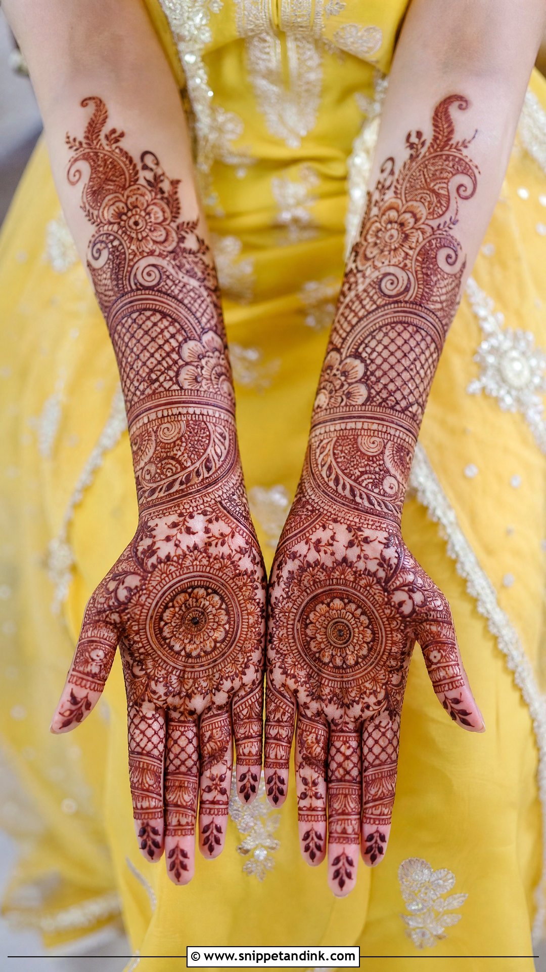 Yellow Mehandi Dress - Snippet and Ink - 30 Mehandi Dress Ideas
