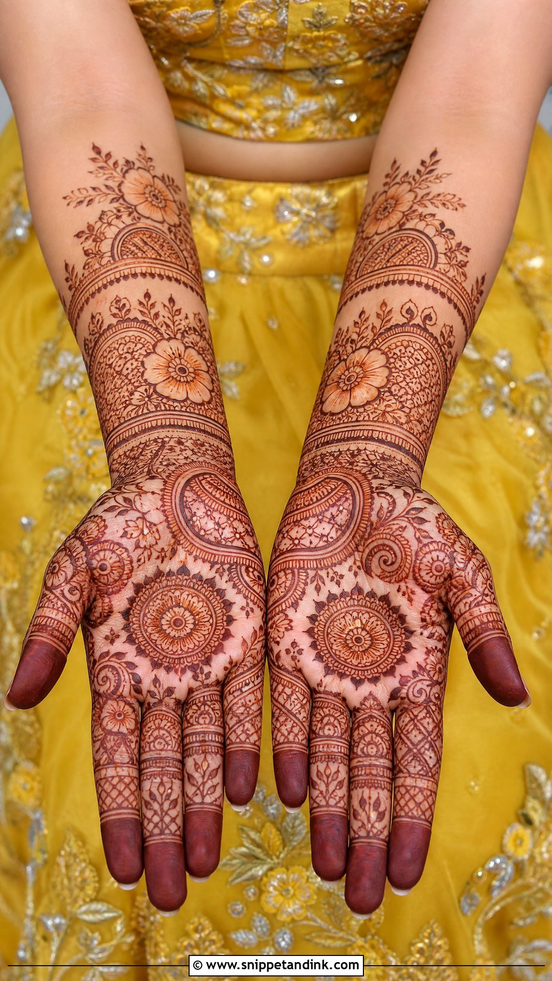 Yellow Mehendi Lehenga For Bride - Snippet and Ink - 20 Mehendi Outfit Inspo for Bride Ideas