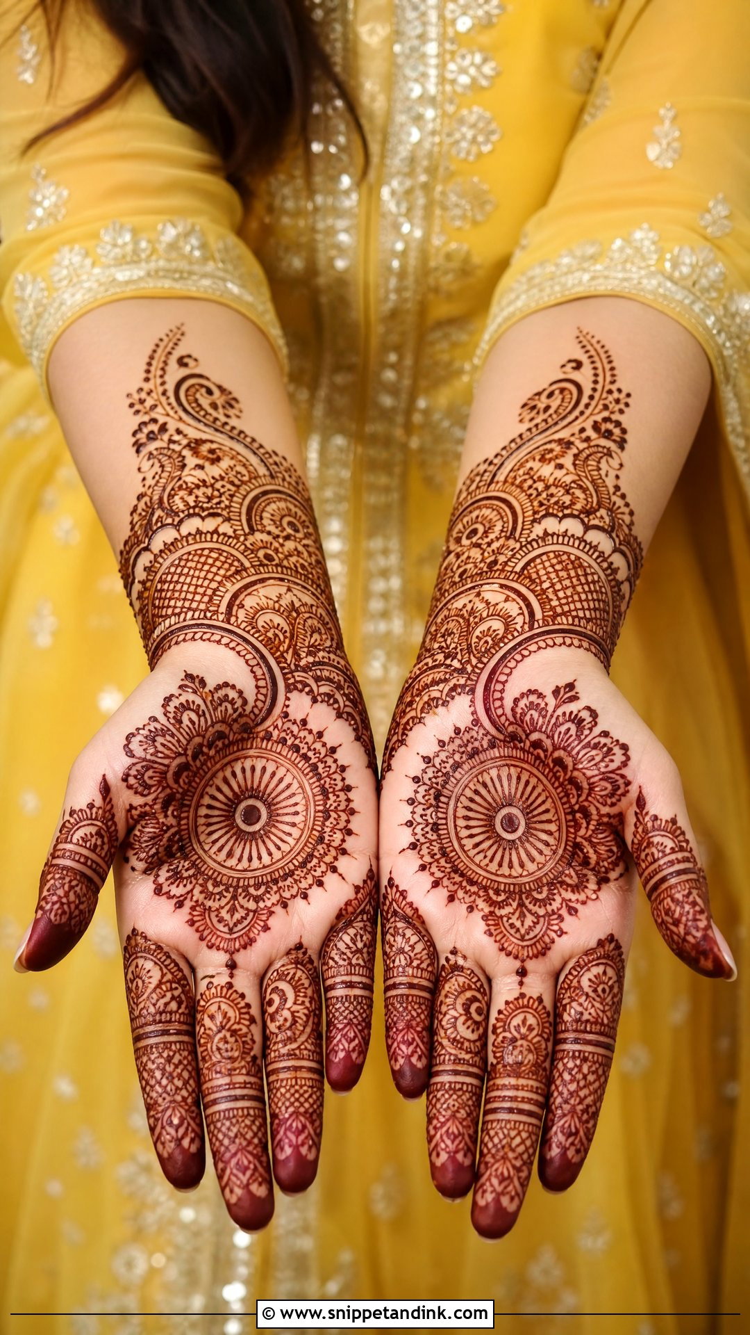 Yellow Mehendi Lehenga for Bride - Snippet and Ink - 30 Unique Mehendi Outfits for Bride