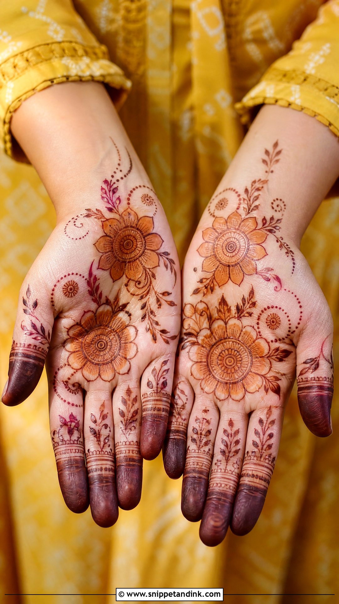 Yellow Mehndi Invitation Card Template - Snippet and Ink - 25 Mehndi Invitation Cards Template Ideas