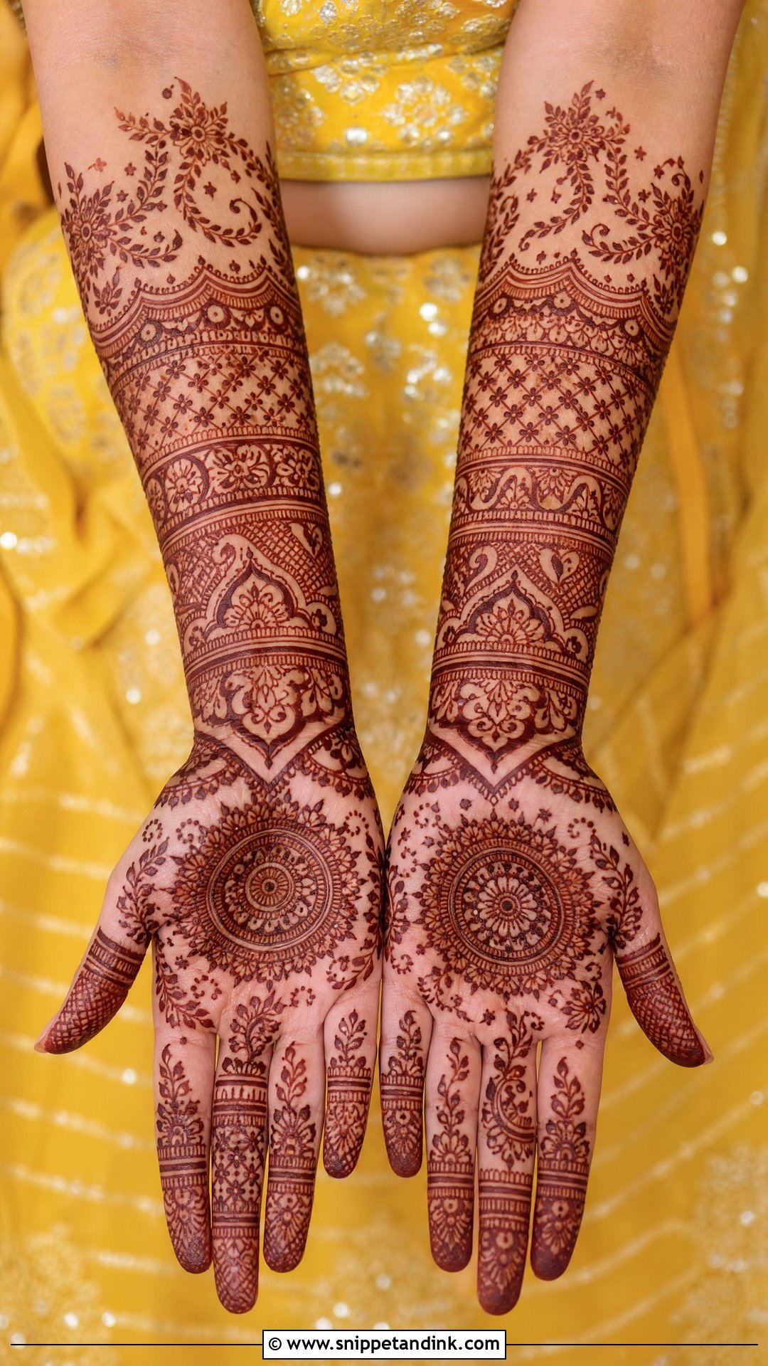 Yellow Mehndi Lehenga Design - Snippet and Ink - 30 Mehndi Dress Design Ideas