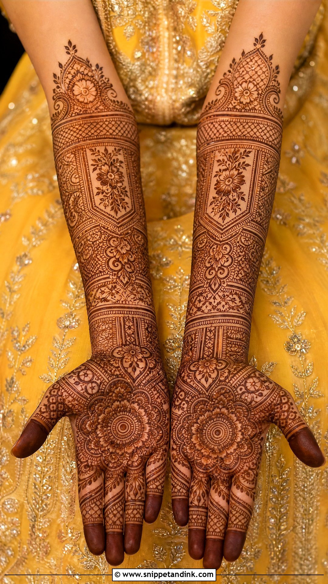 Yellow Mehndi Lehenga For Bride - Snippet and Ink - 25 Mehandi Dresses for Brides