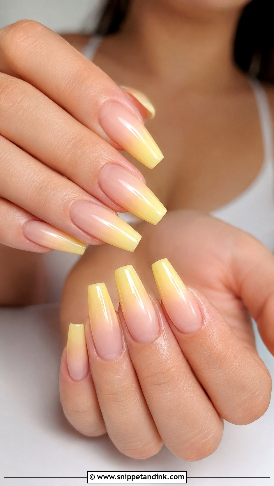 Yellow Ombre Wedding Nails - Snippet and Ink - 20 Yellow Wedding Nails