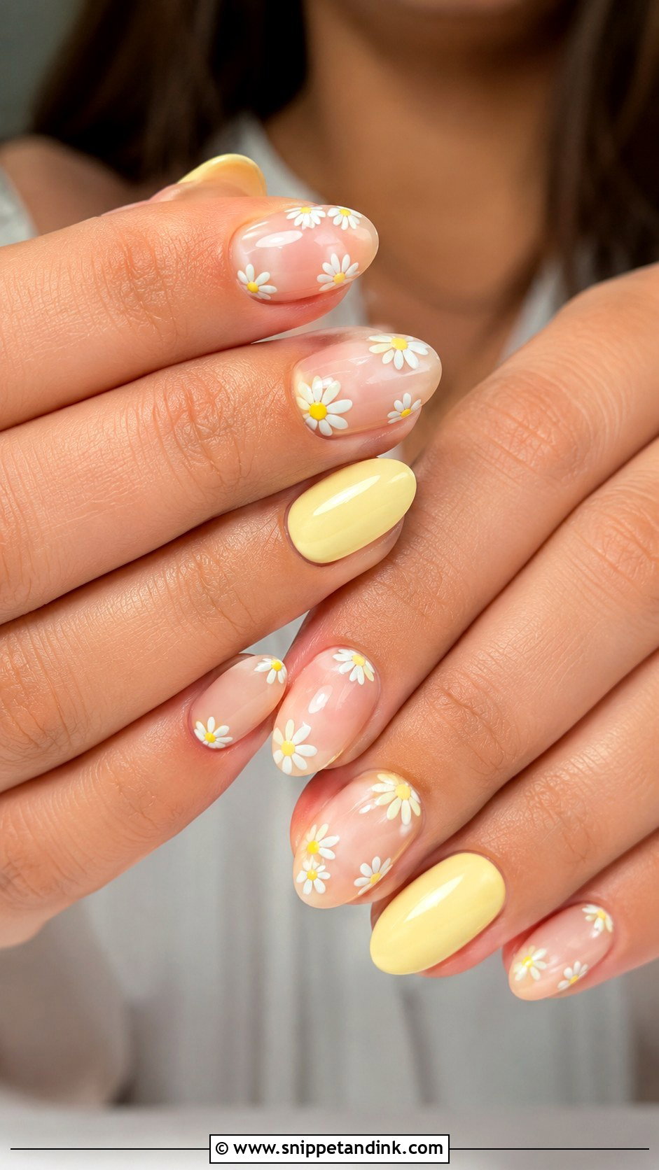 Yellow Wedding Nails For Almond Nails - Snippet and Ink - 20 Yellow Wedding Nails