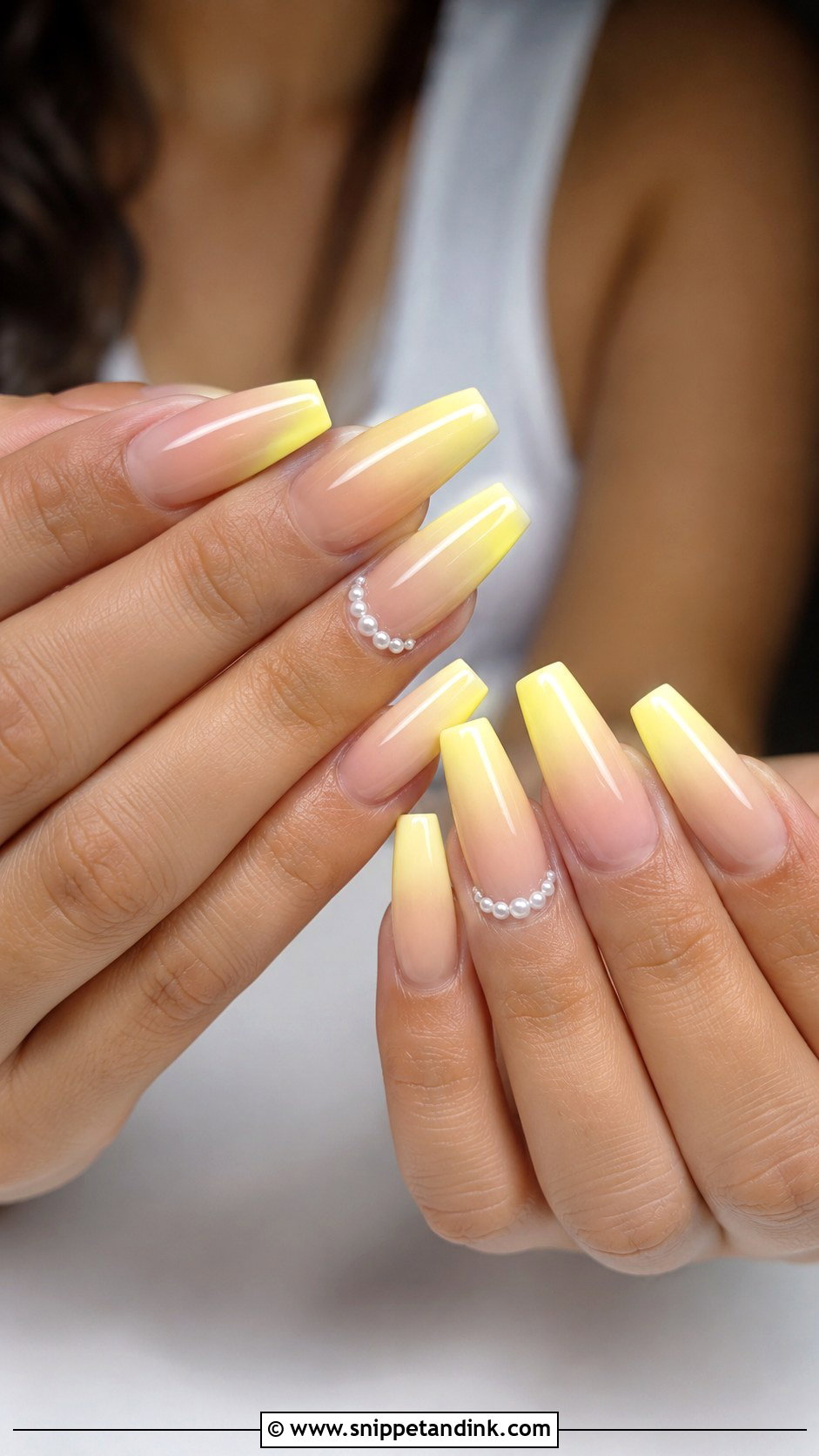 Yellow Wedding Nails For Coffin Nails - Snippet and Ink - 20 Yellow Wedding Nails
