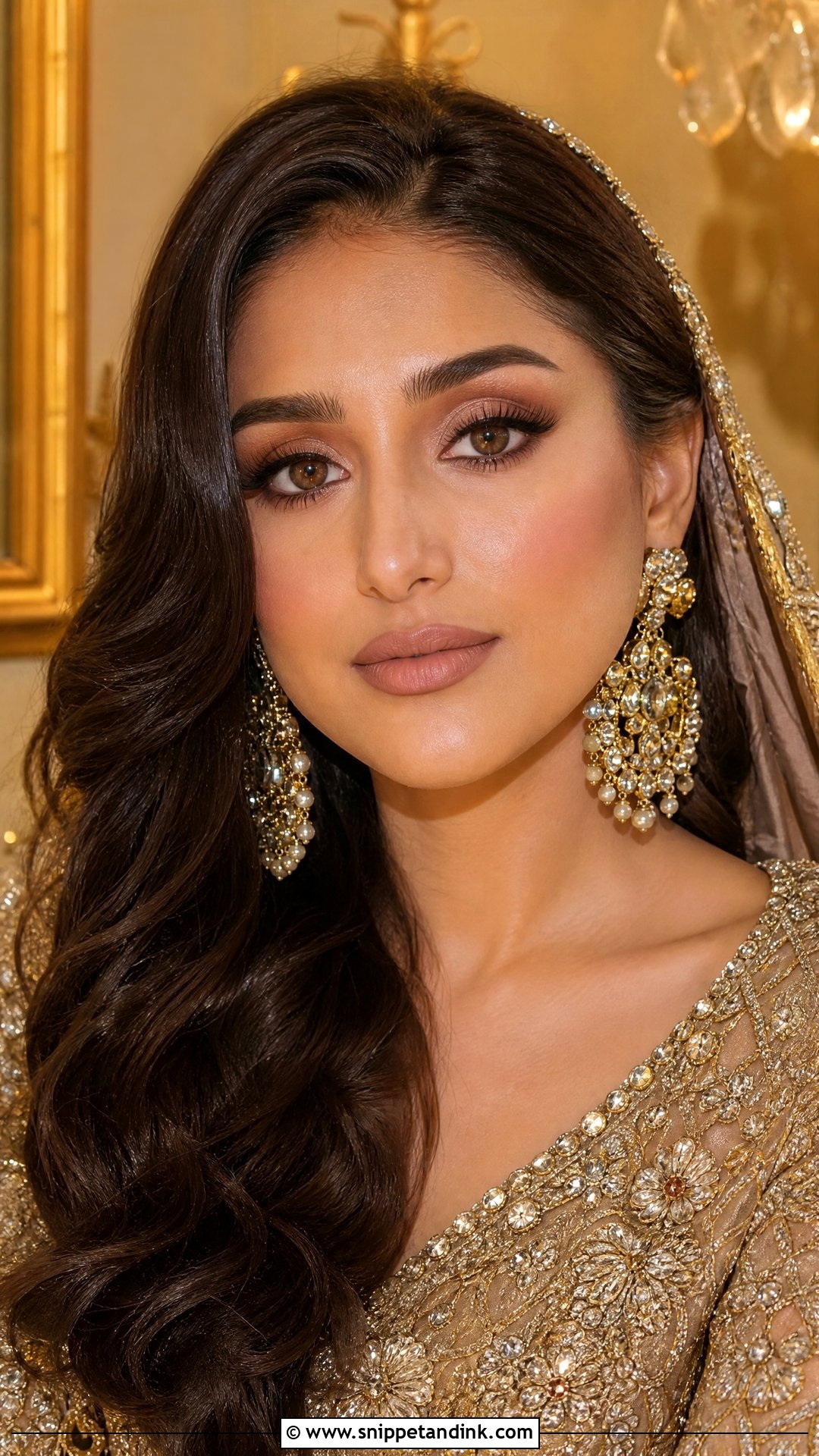 Yumna Zaidi Bridal Makeup With Nude Lip - Snippet and Ink - 20 Yumna Zaidi Bridal Look Ideas