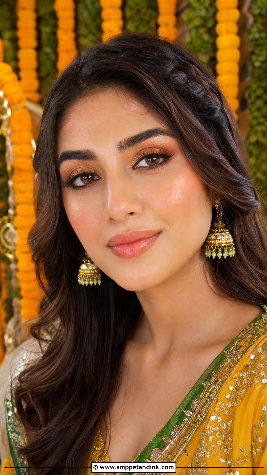 Yumna Zaidi Mehndi Bridal Makeup - Snippet and Ink - 20 Yumna Zaidi Bridal Look Ideas