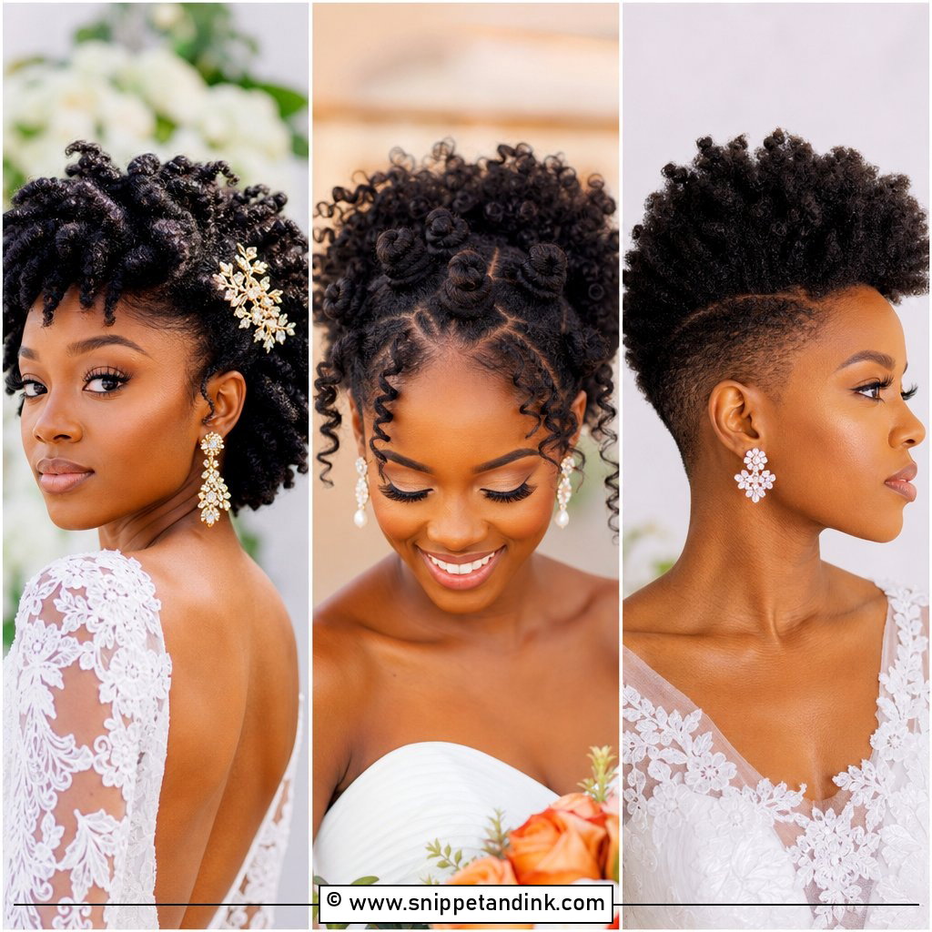 15 4c Hair Wedding Hairstyles for Gorgeous Natural Brides