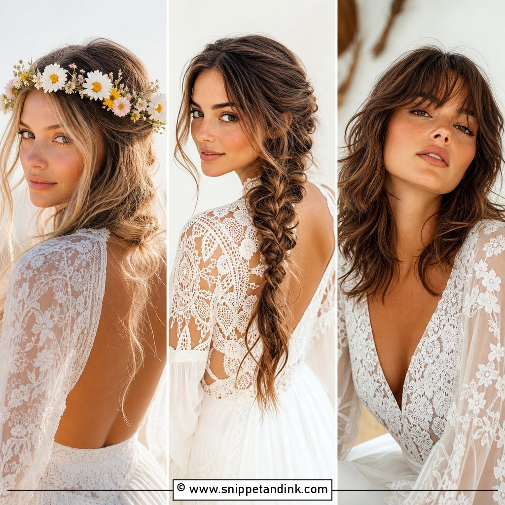15 70s Bridal Hair Ideas for Retro-Chic Wedding Style