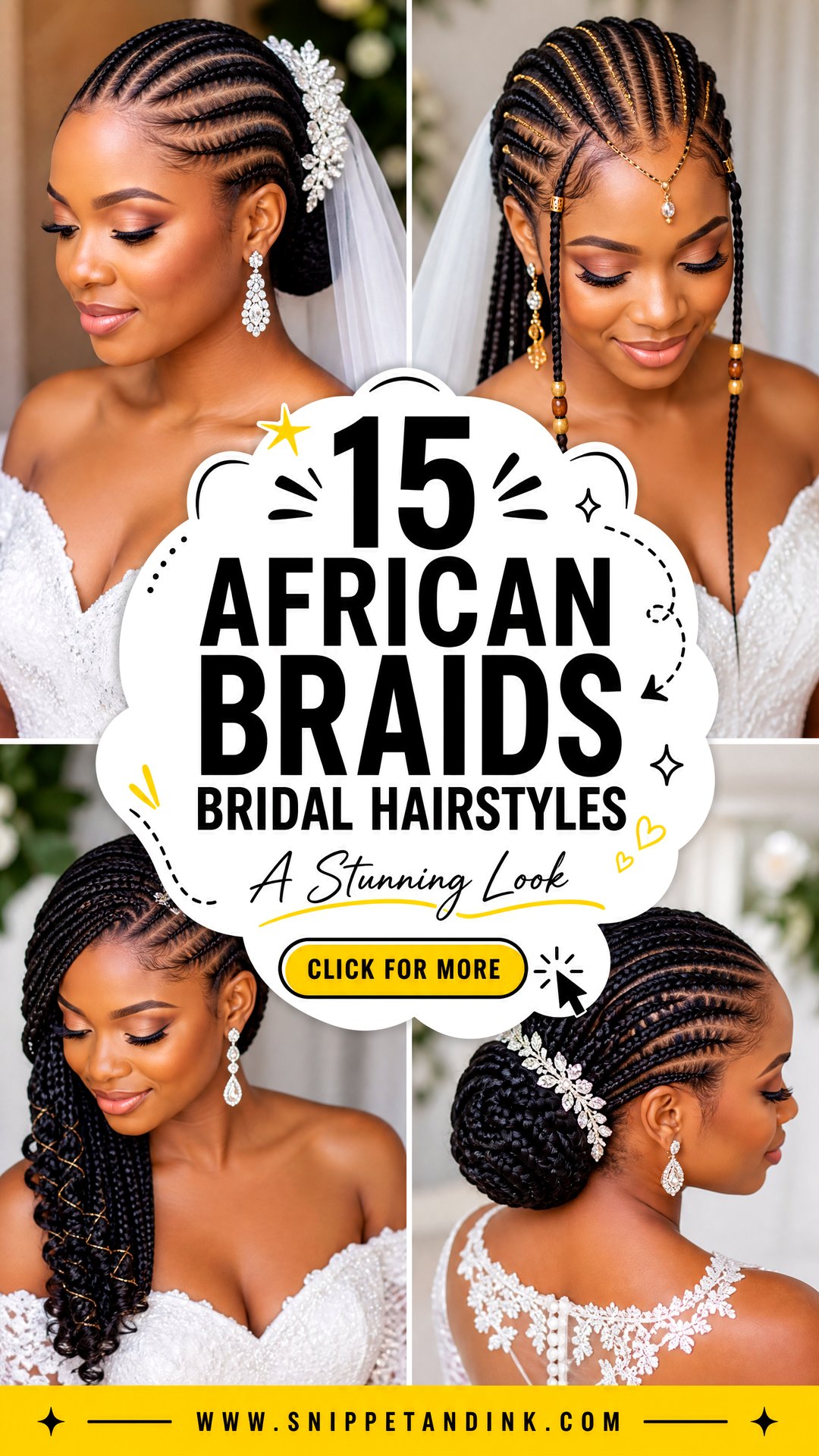 15 African Braids Bridal Hairstyles for a Stunning Look - 15 African Braids Bridal Hairstyles for a Stunning Look