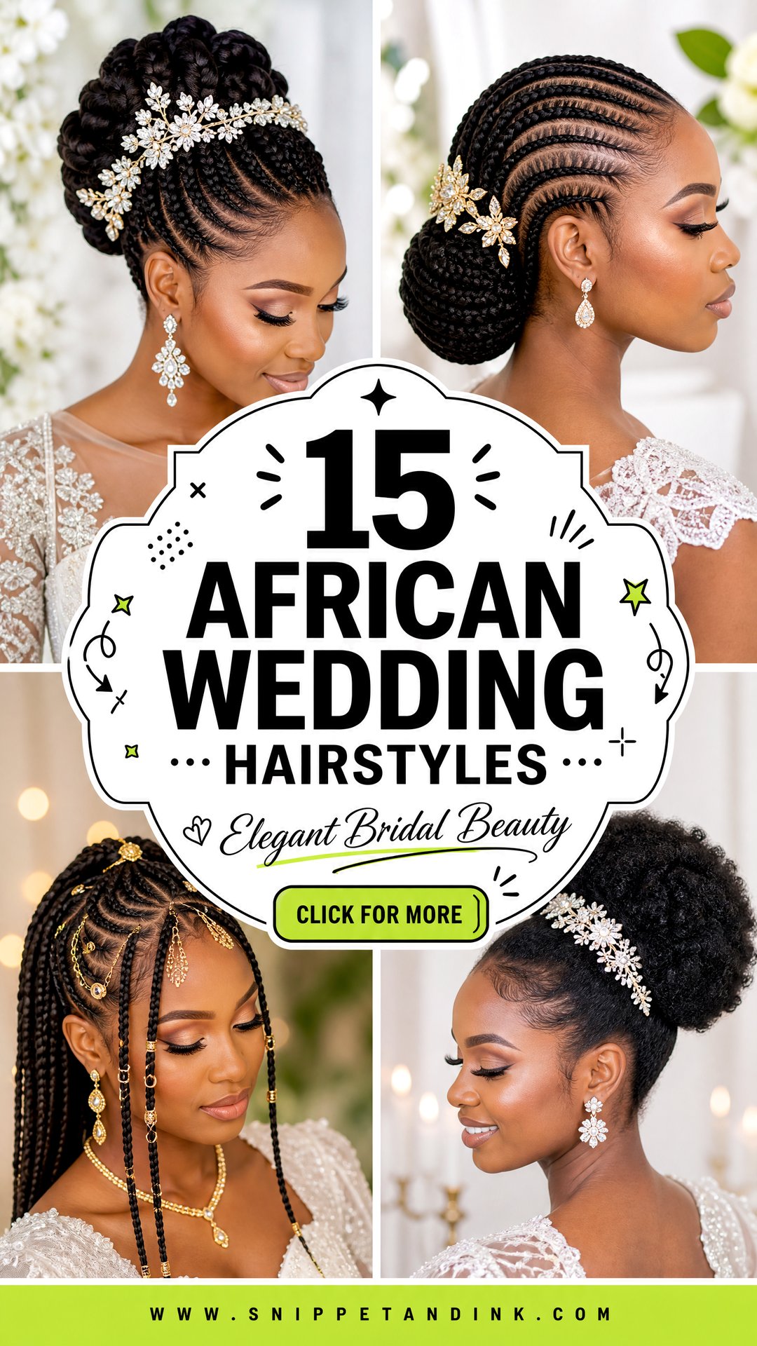 15 African Wedding Hairstyles for Elegant Bridal Beauty - 15 African Wedding Hairstyles for Elegant Bridal Beauty