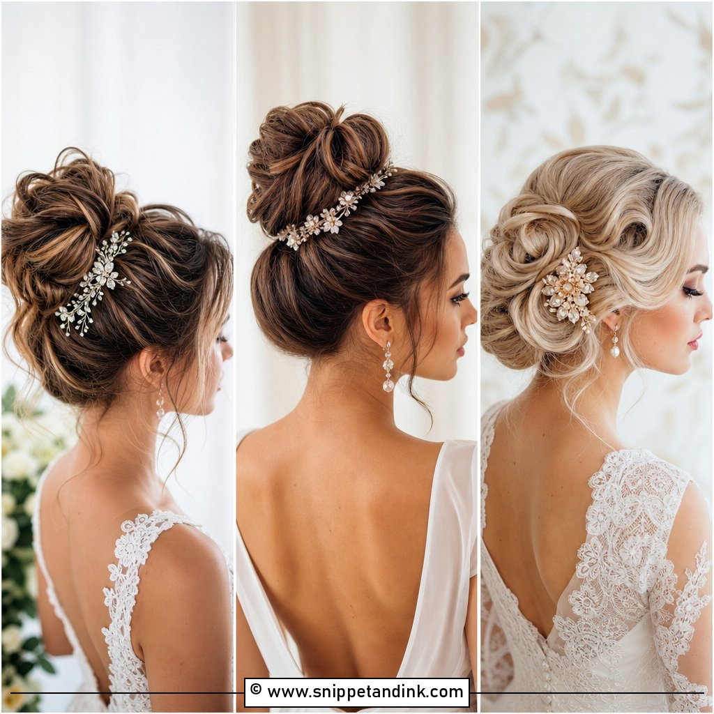 15 All Up Wedding Hairstyles for Polished Bridal Elegance