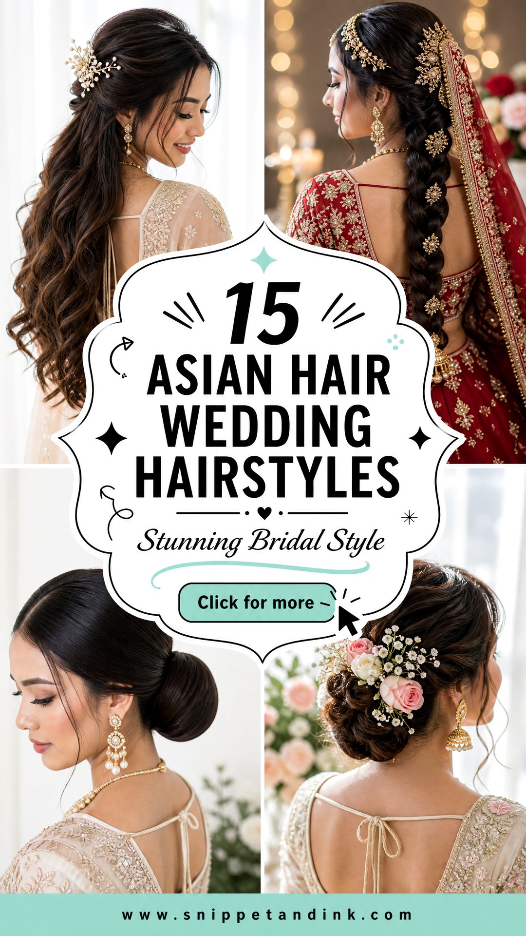 15 Asian Hair Wedding Hairstyles for Stunning Bridal Style - 15 Asian Hair Wedding Hairstyles for Stunning Bridal Style
