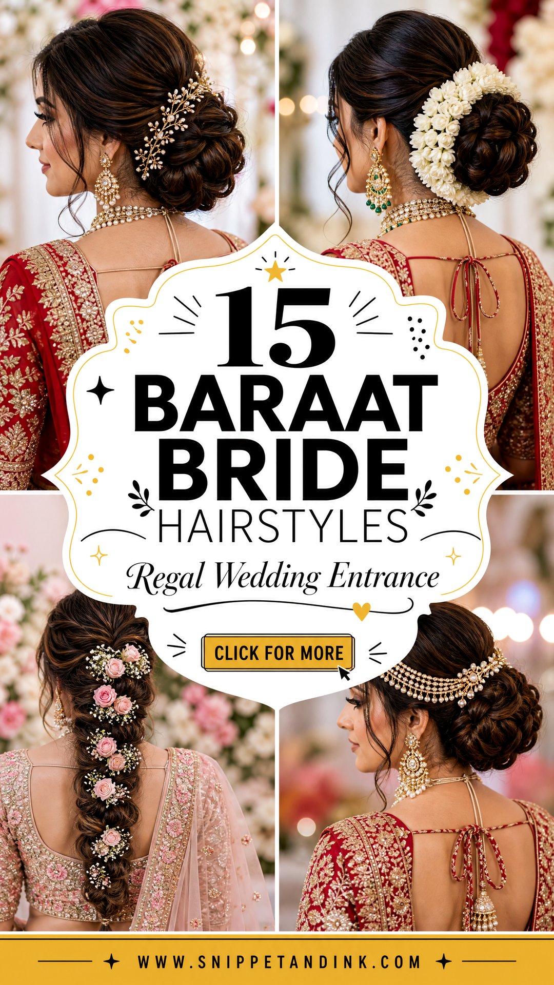 15 Baraat Bride Hairstyles for a Regal Wedding Entrance - 15 Baraat Bride Hairstyles for a Regal Wedding Entrance
