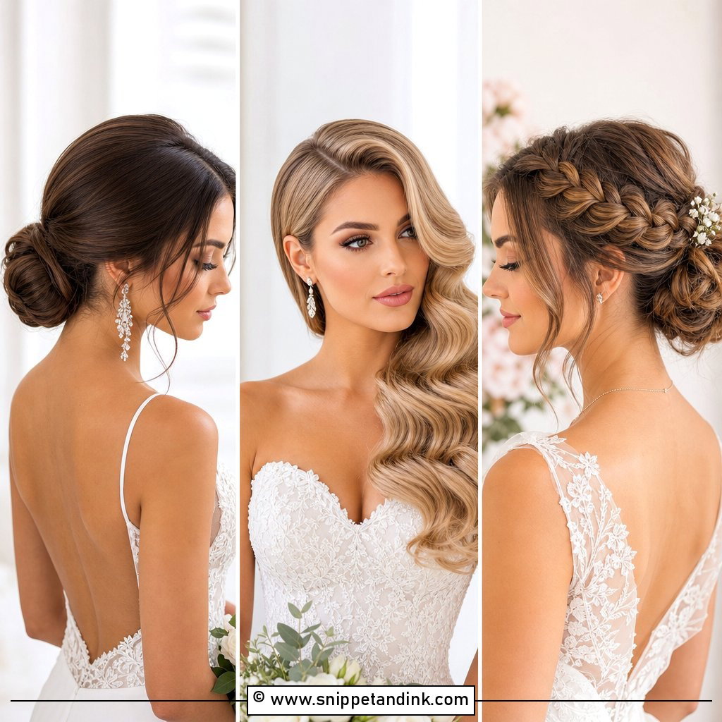 15 Basic Hairstyles for Wedding Easy Elegant Looks to Try