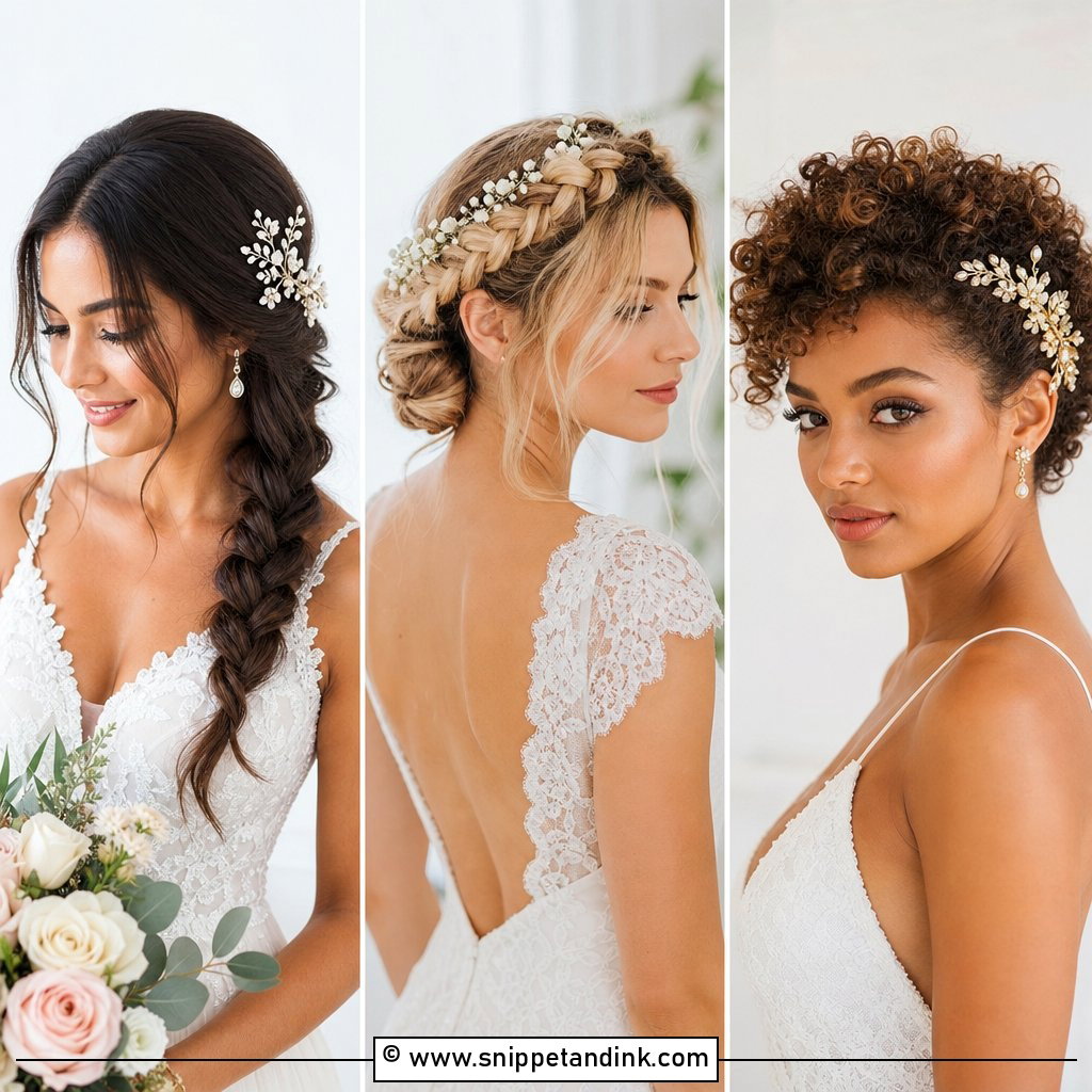 15 Basic Wedding Hairstyles for Simple Elegant Brides