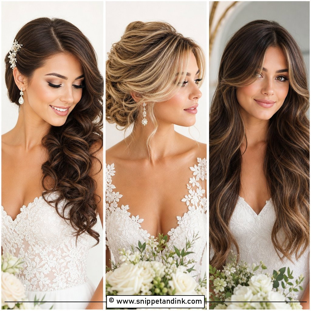 15 Big Forehead Hairstyles for Wedding Beauty Confidence