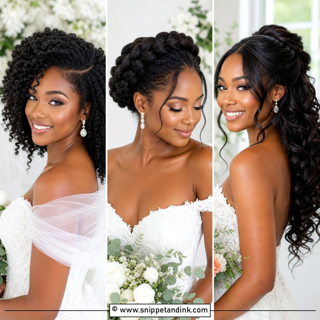 15 Black Bride Wedding Hairstyles for Stunning Aisle Style