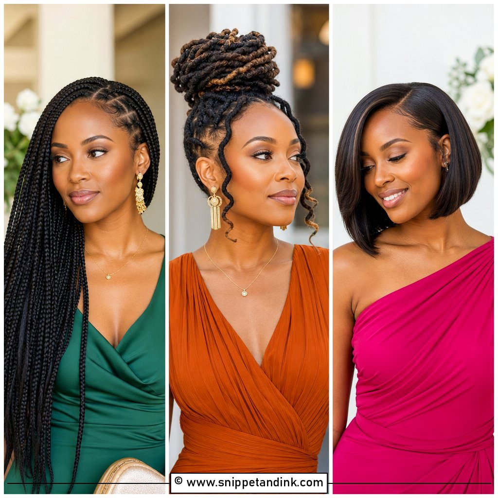 15 Black Wedding Guest Hairstyles for Effortless Glam