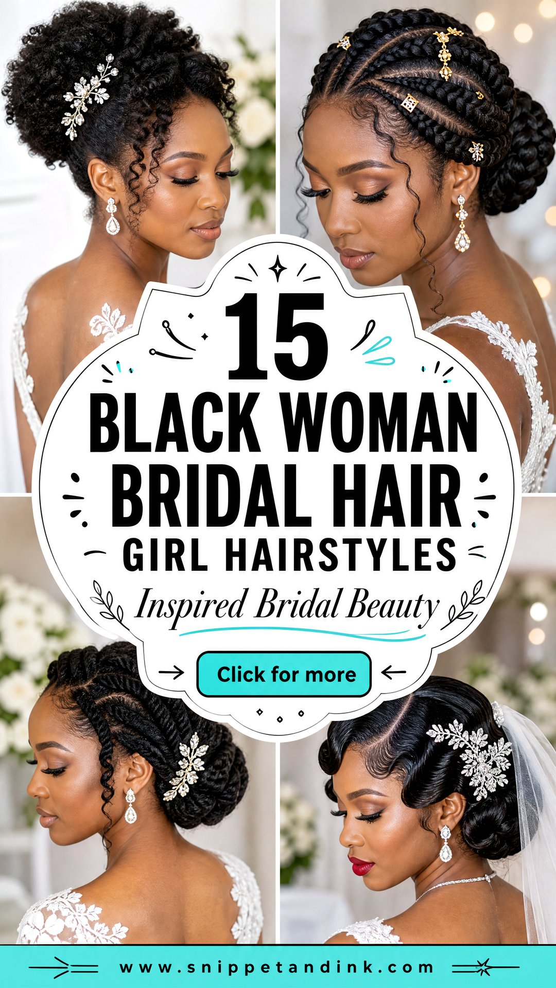 15 Black Woman Bridal Hair Girl Hairstyles to Inspire - 15 Black Woman Bridal Hair Girl Hairstyles to Inspire