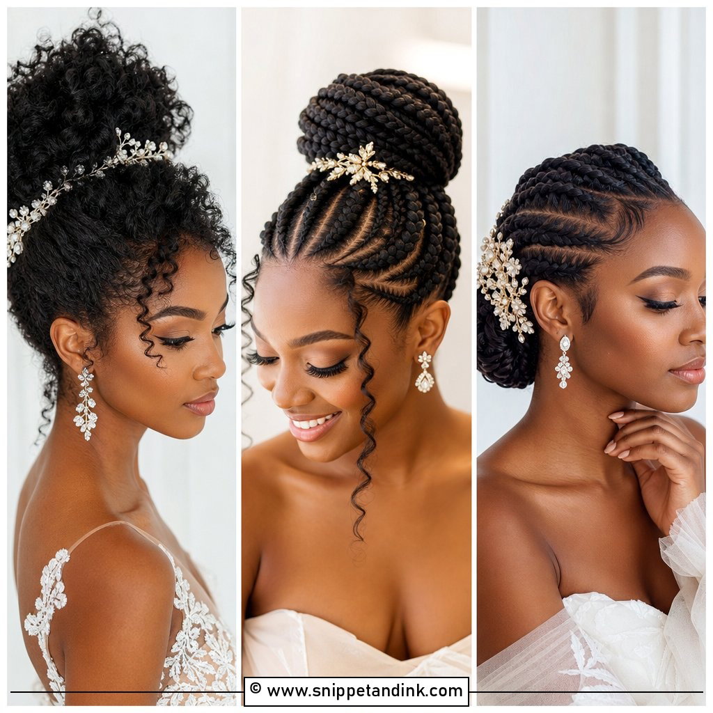 15 Black Woman Bridal Hair Girl Hairstyles to Inspire