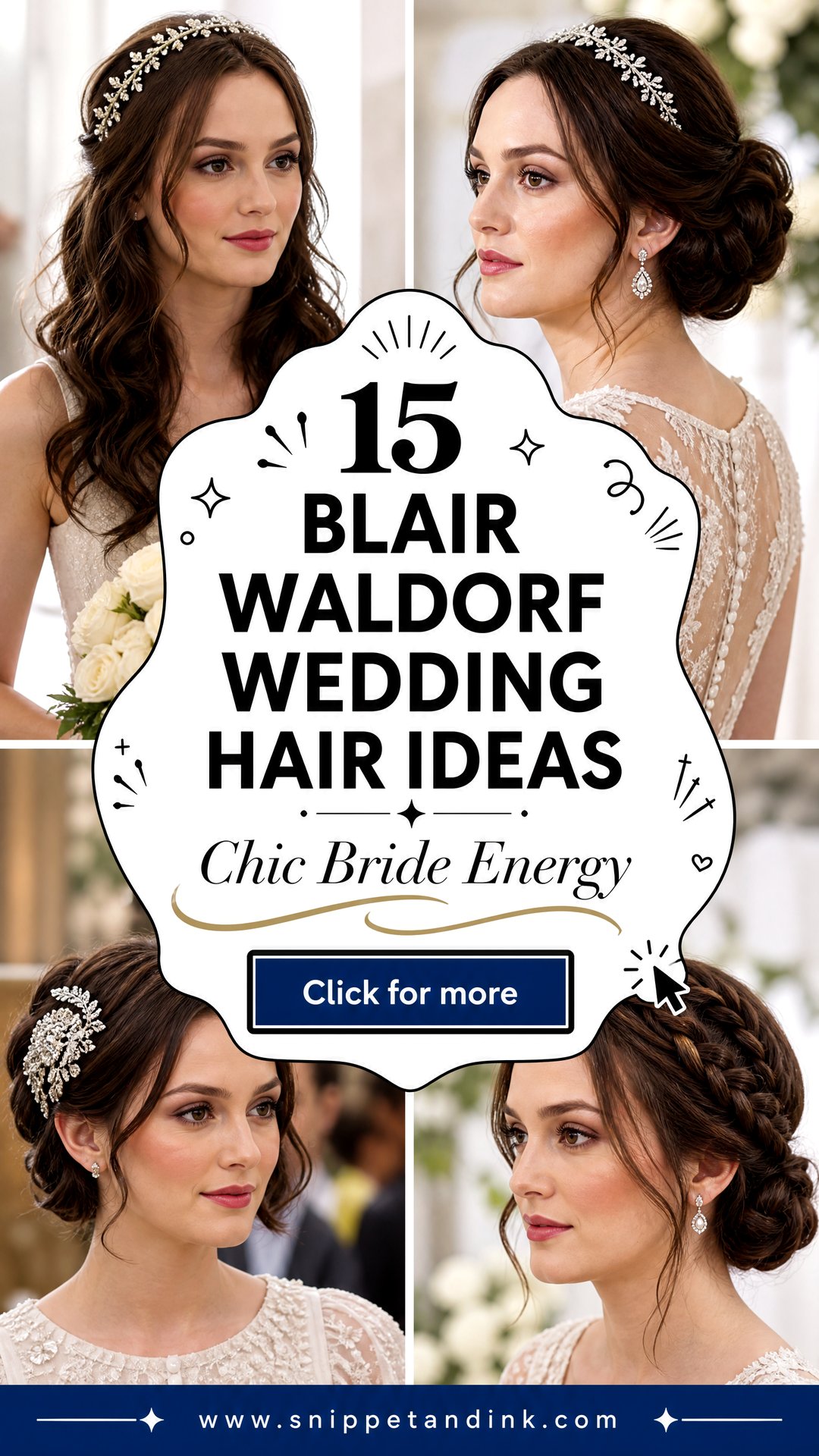 15 Blair Waldorf Wedding Hair Ideas for Chic 2026 Brides - 15 Blair Waldorf Wedding Hair Ideas for Chic 2026 Brides